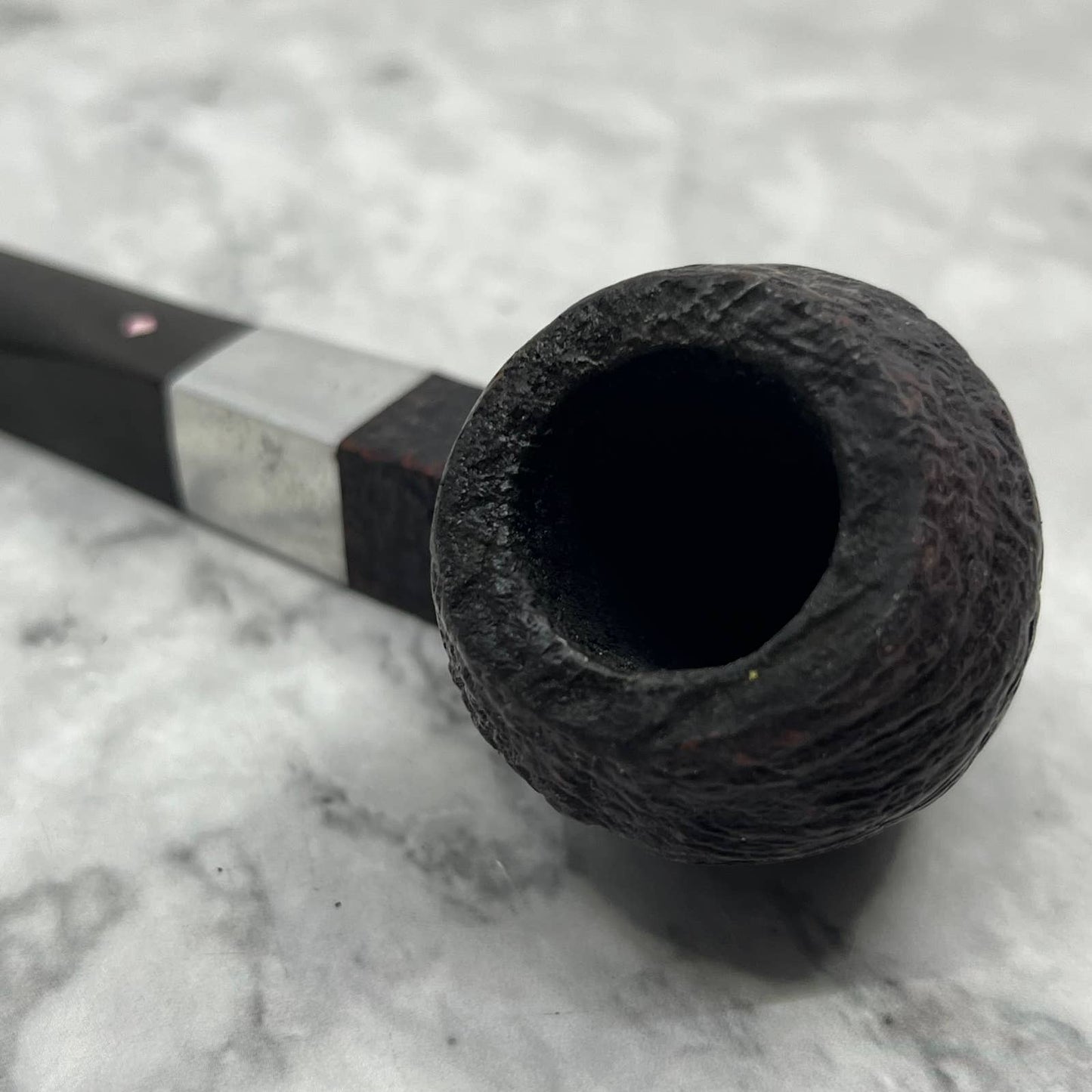 Vintage Dr. GRABOW Sandblasted Commodore #80 Bulldog Tobacco Smoking Pipe TJ9-1