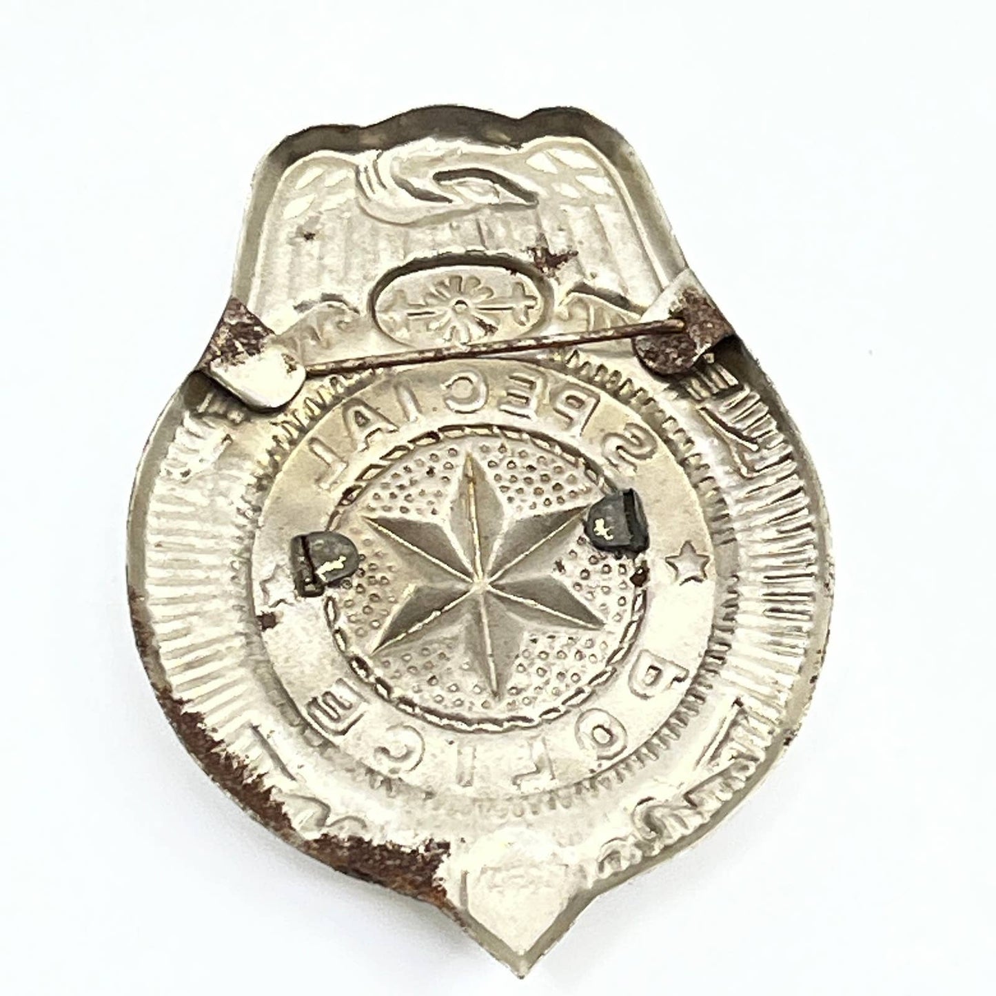 Vintage Special Police Tin Toy Badge Pin Pinback Button SD8