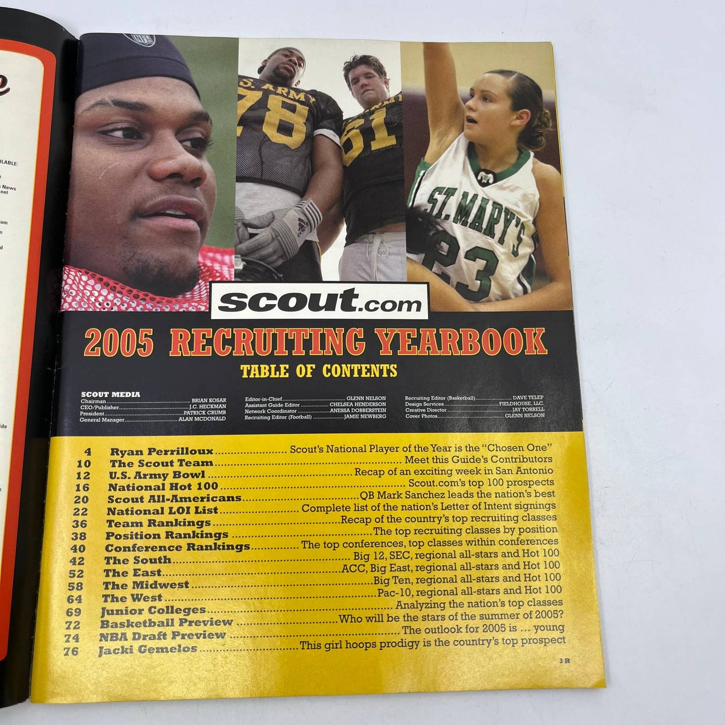 2005 Scout.com Magazine 2005 Recruiting Yearbook Ryan Perrilloux TH6