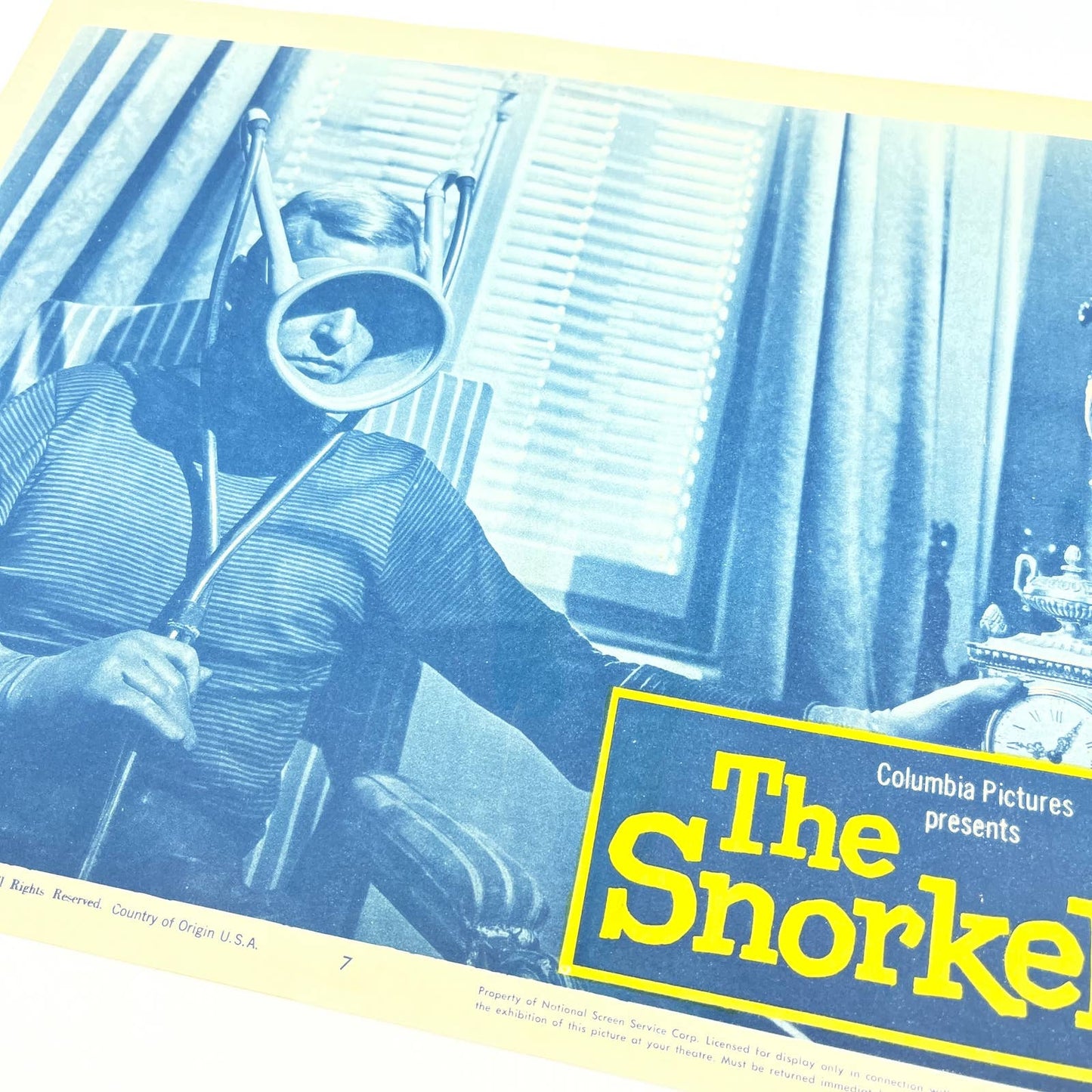 THE SNORKEL original 1958 HAMMER Lobby Card PETER VAN EYCK 11x14 #7 FL4