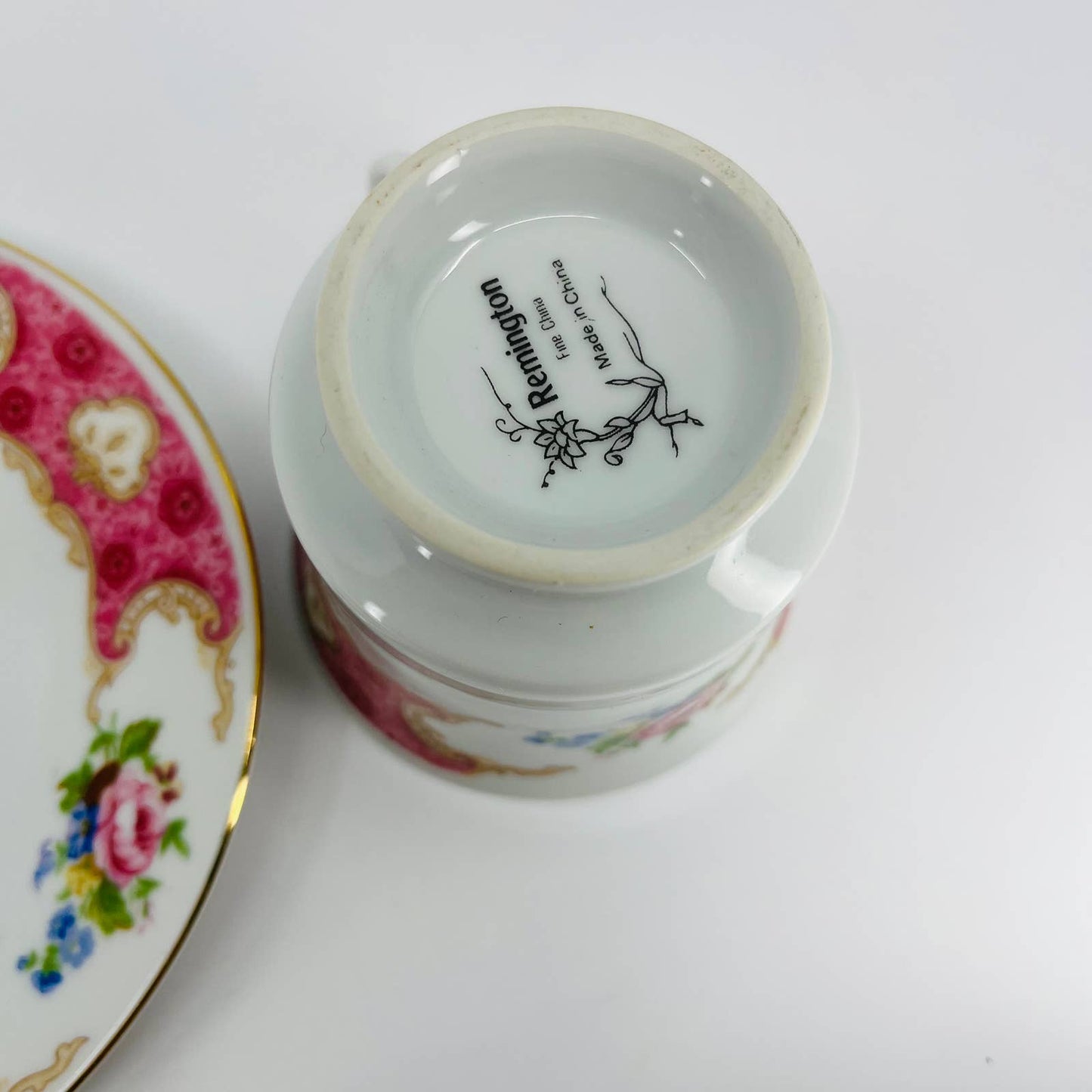 Remington Red Sea Fine China Spring Garden Roses Cup & Saucer Set TD1