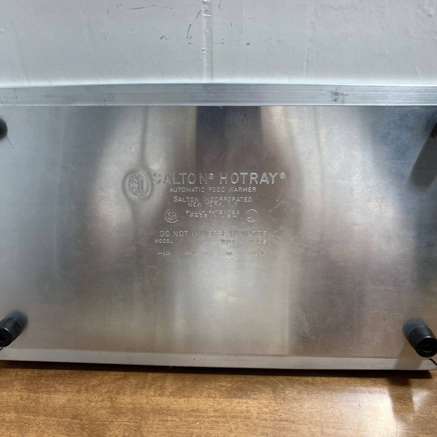1960s Salton Hotray Automatic Food Warmer H-110 w/ INSERTS Tested Works TG9