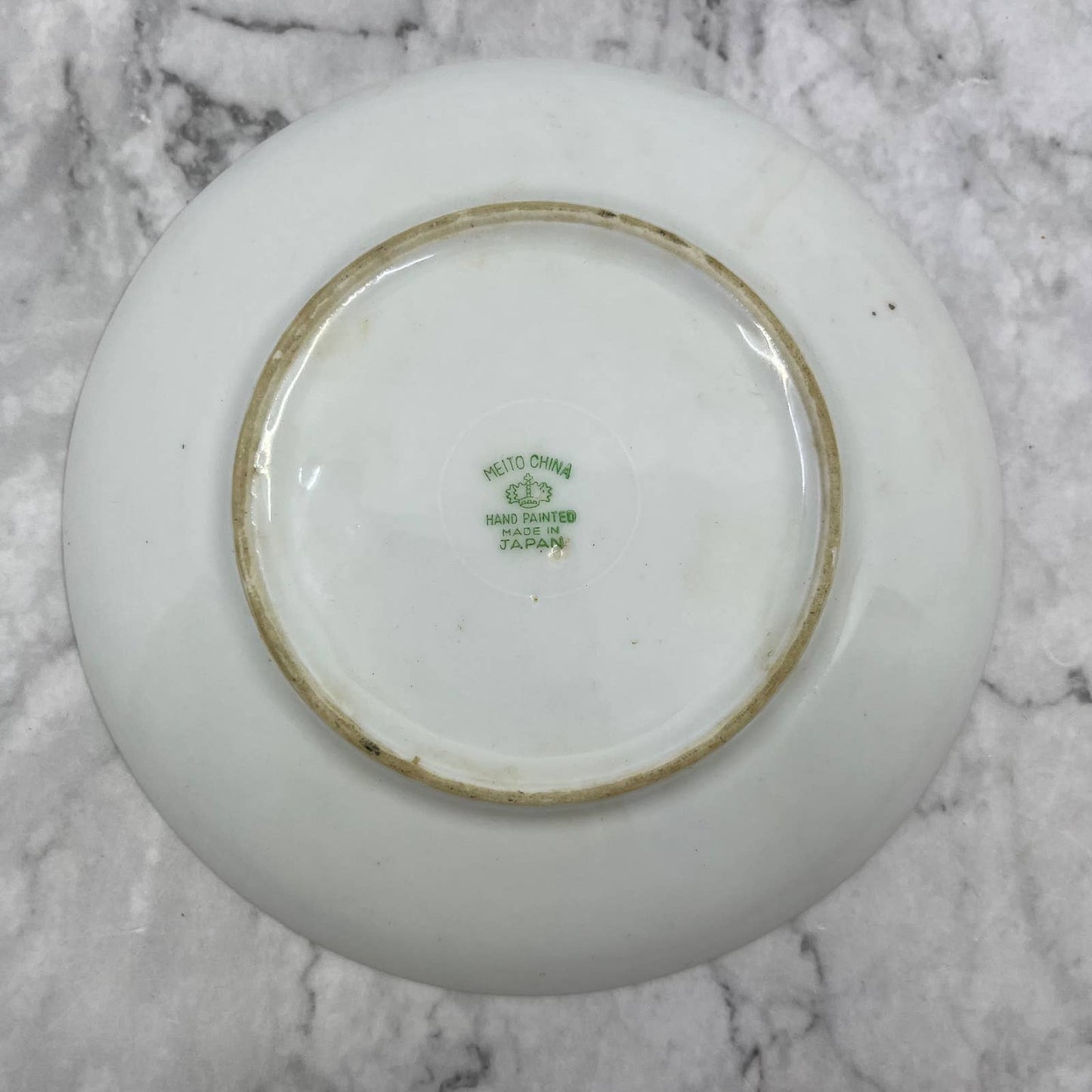 Meito China Hand Painted Purple Floral 7 1/2 Inch Plate Made In Japan TA7-5