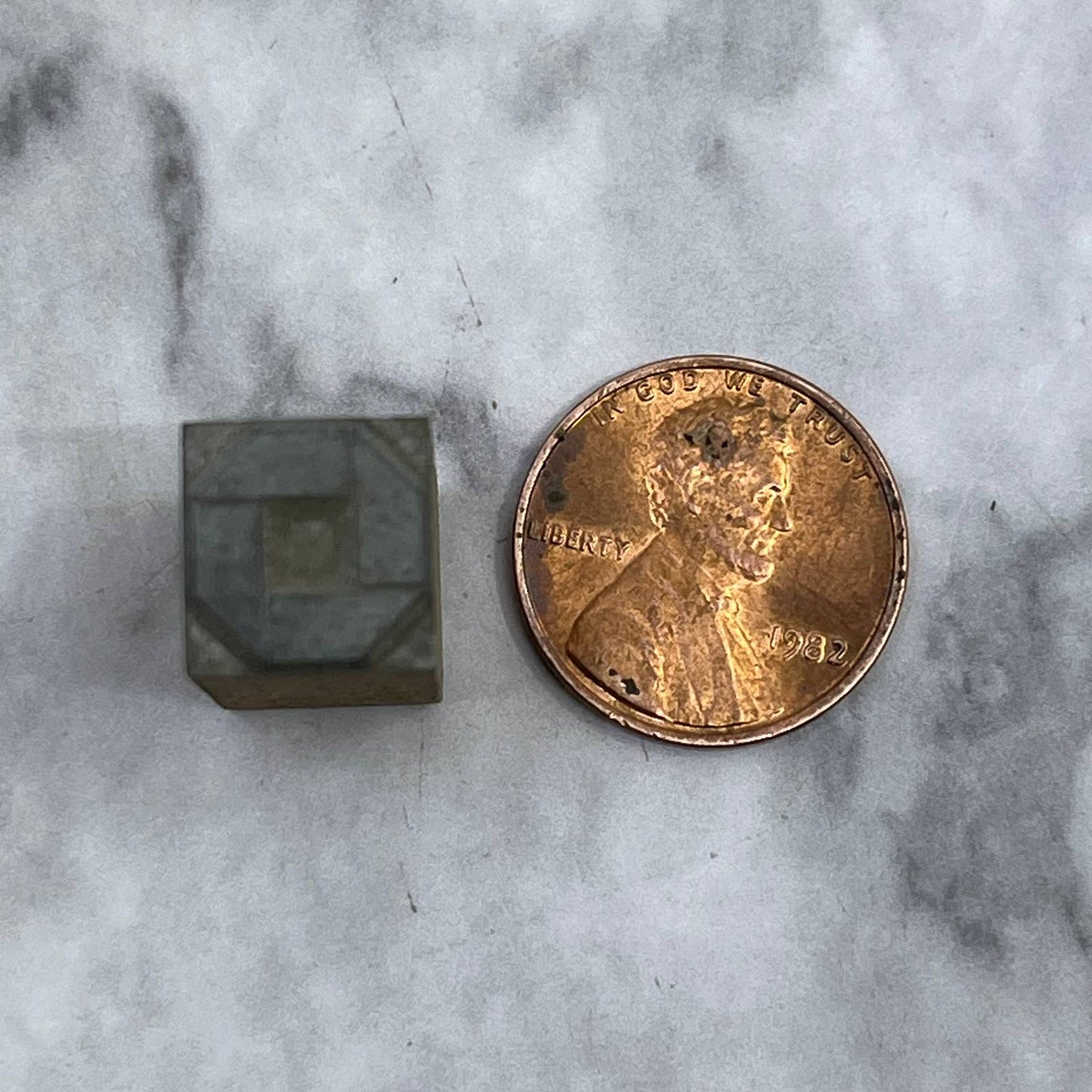 Vintage Printing Letterpress Printers Block Plate Chase Bank Logo TJ511