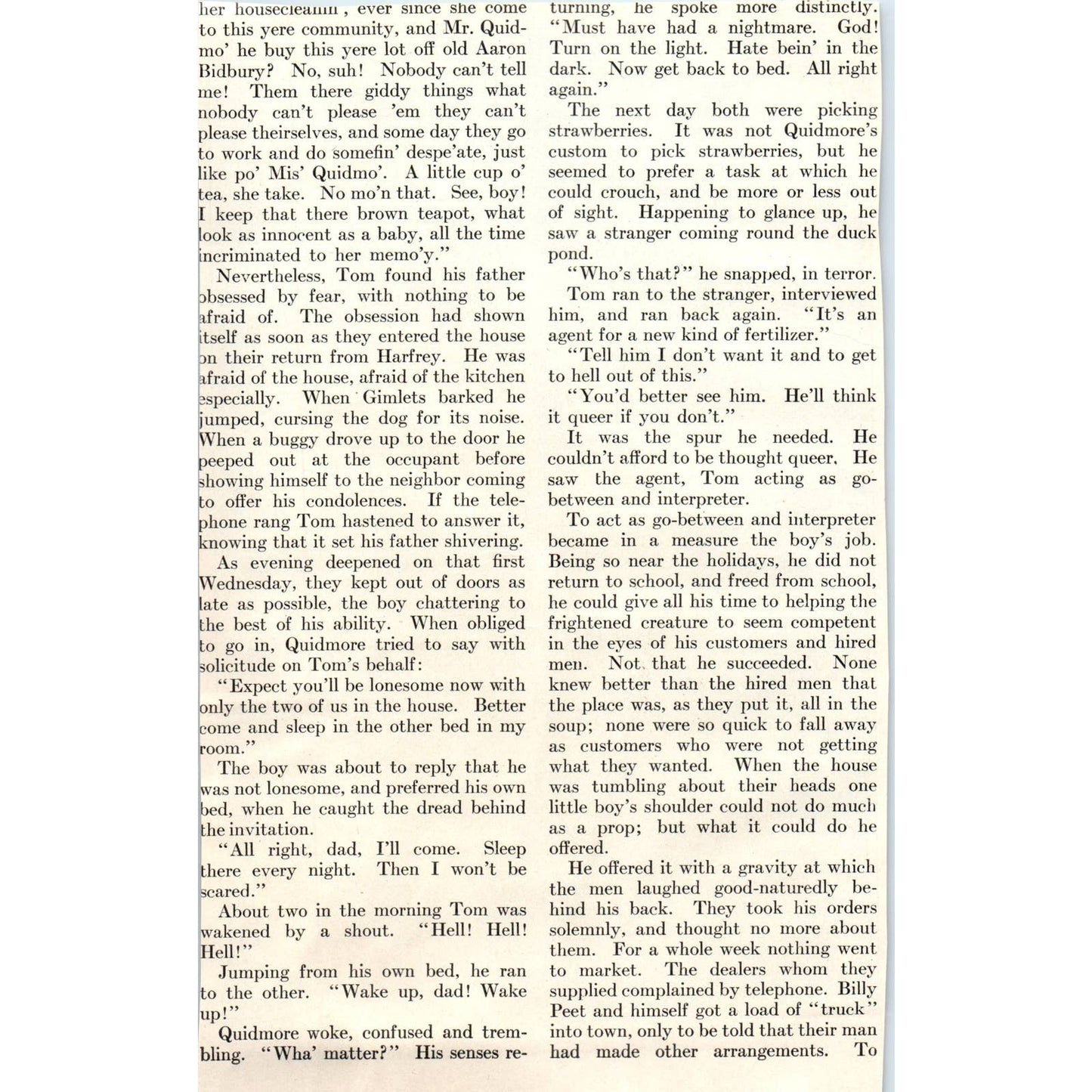 c1920 Harper's Print - He Wondered All Grown-Up Men Had Minutes Like This SF3-1