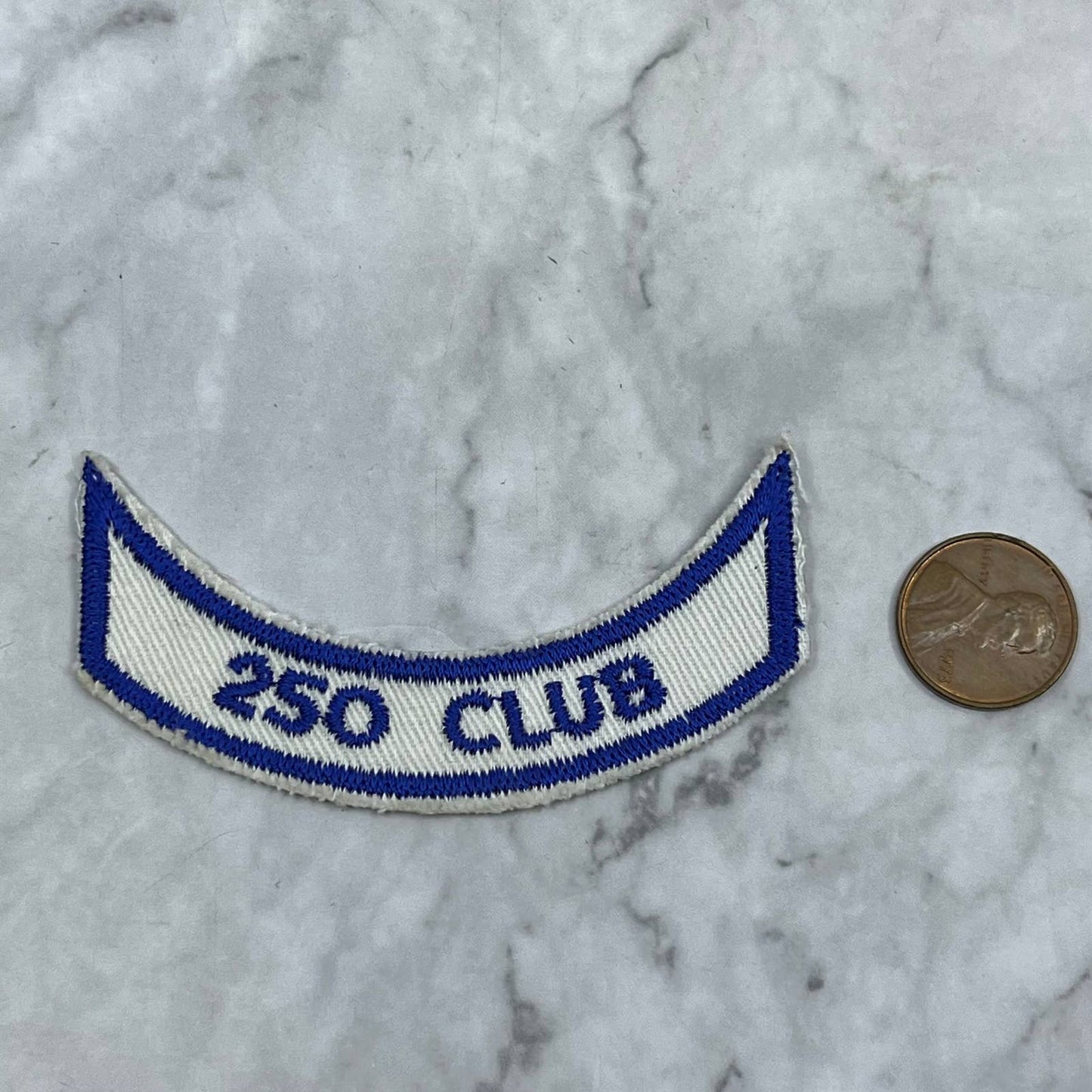 Vintage Embroidered Bowling Patch 250 CLUB SE7