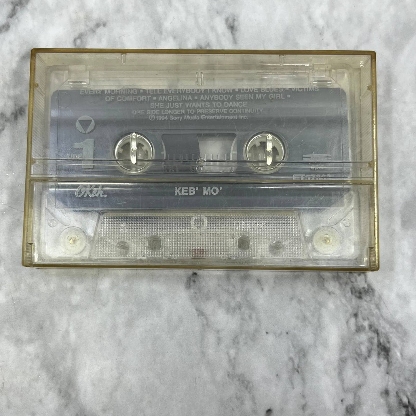 Keb’ Mo’ Self Titled Blues Cassette Tape No Jacket TJ6-76