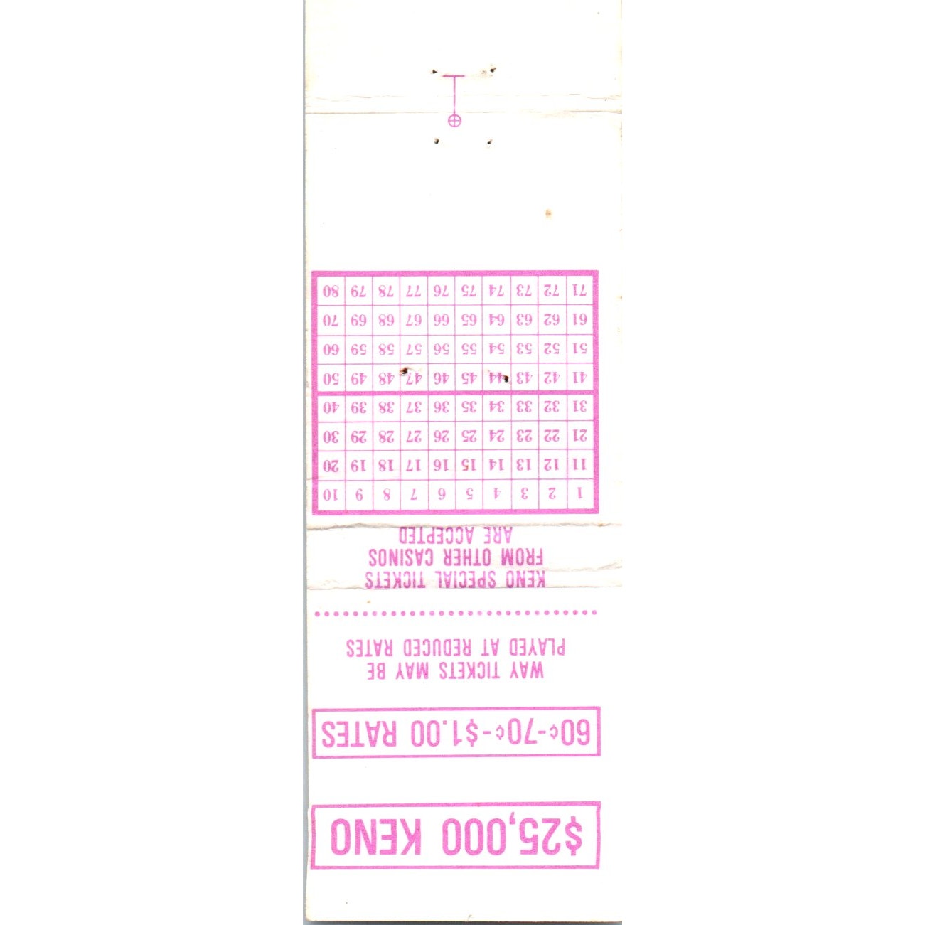 Royal Inn Casino Las Vegas Nevada Advertising Matchbook Cover MM9-8