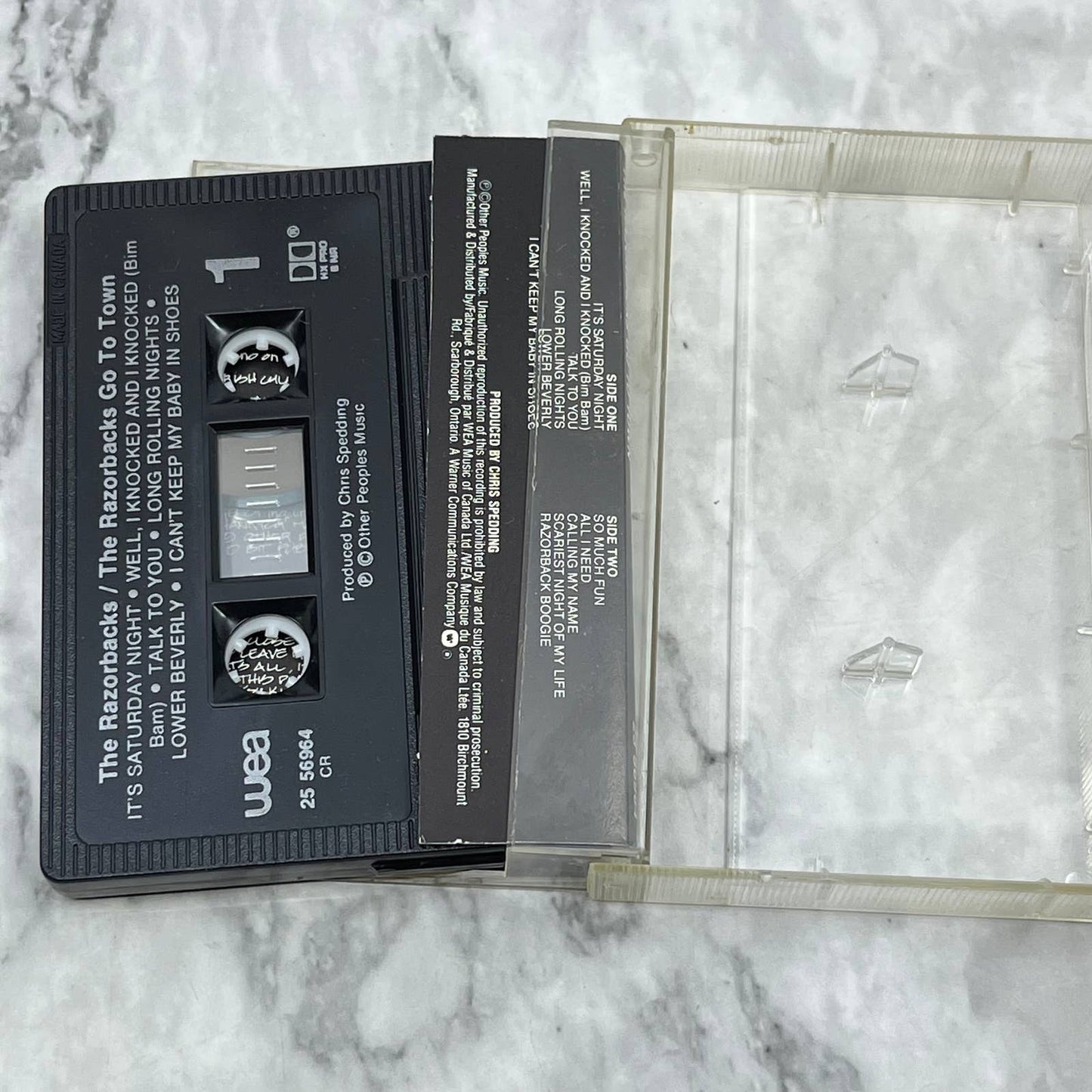 THE RAZORBACKS The Razorbacks Go To Town Cassette Tape TC7-54