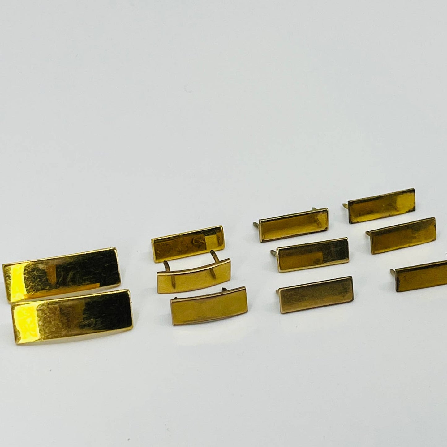 Vintage Lot of Gold Filled GF Military U.S. Gold WWII Bars SB3