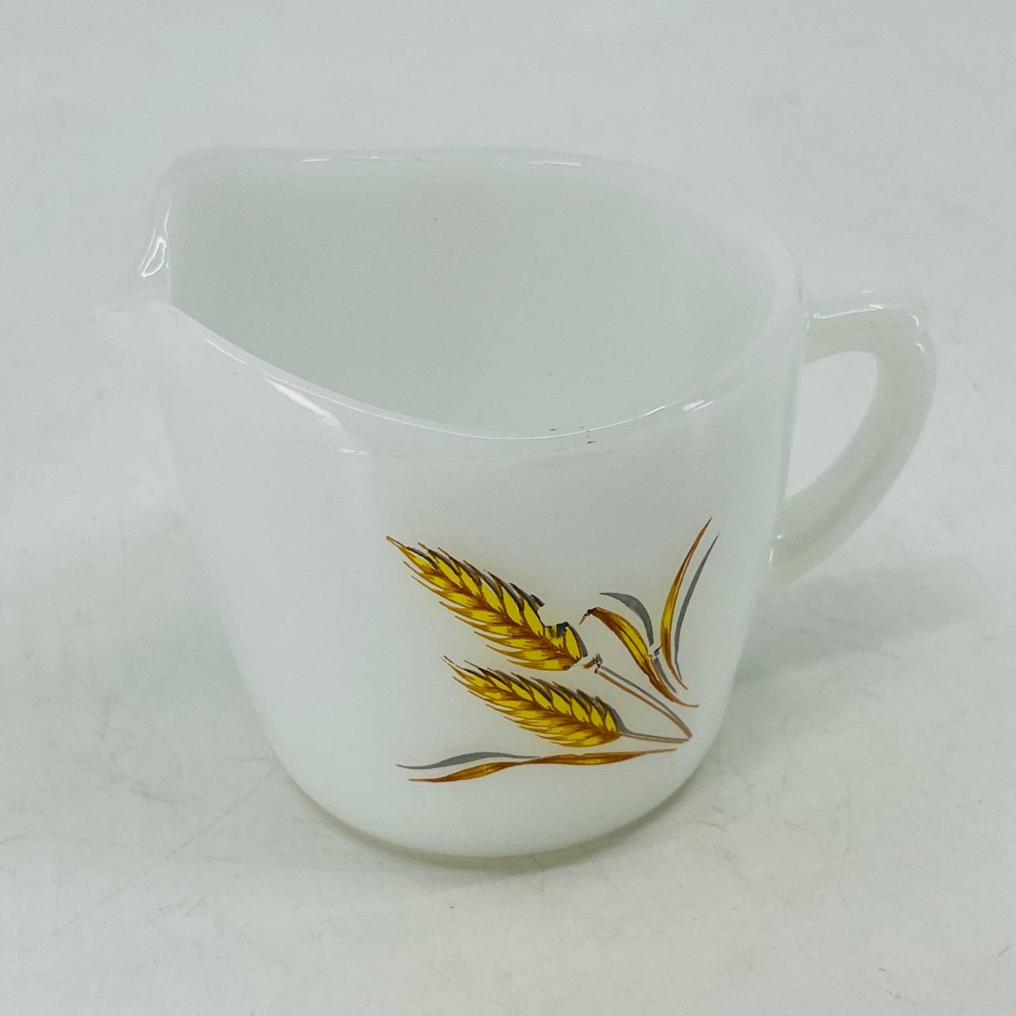 Vintage Fire King Oven Ware Golden Wheat #20 Creamer TC4