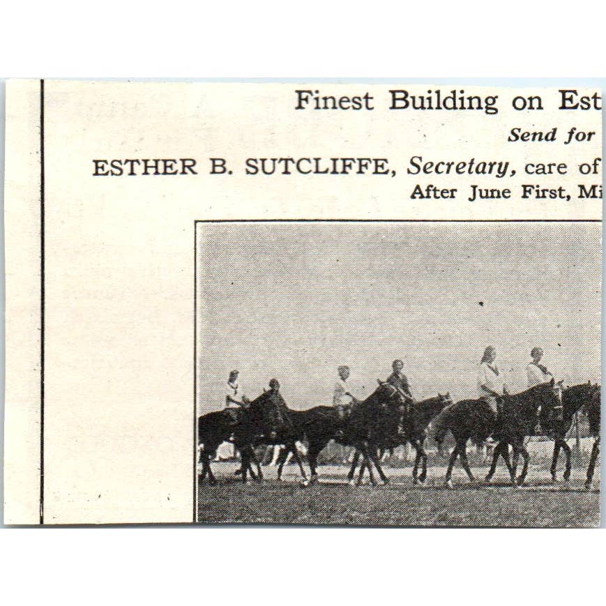 Neshobe Girl Camp Fairlee Lake Edward G. Osgood Clinton MA - 1921 Ad TJ7-S8