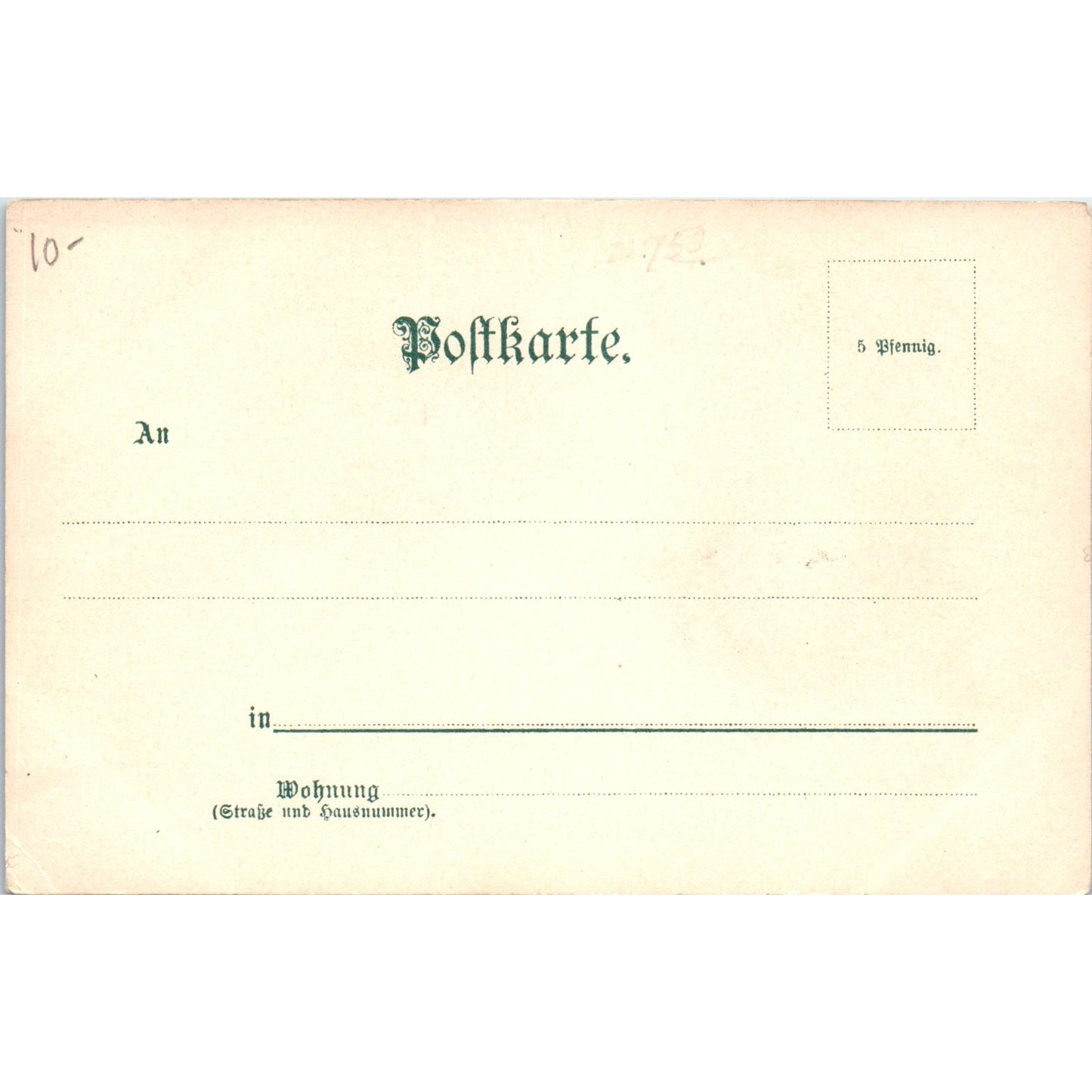Johann Wolfgang Von Goethe - Original Postcard P3-4
