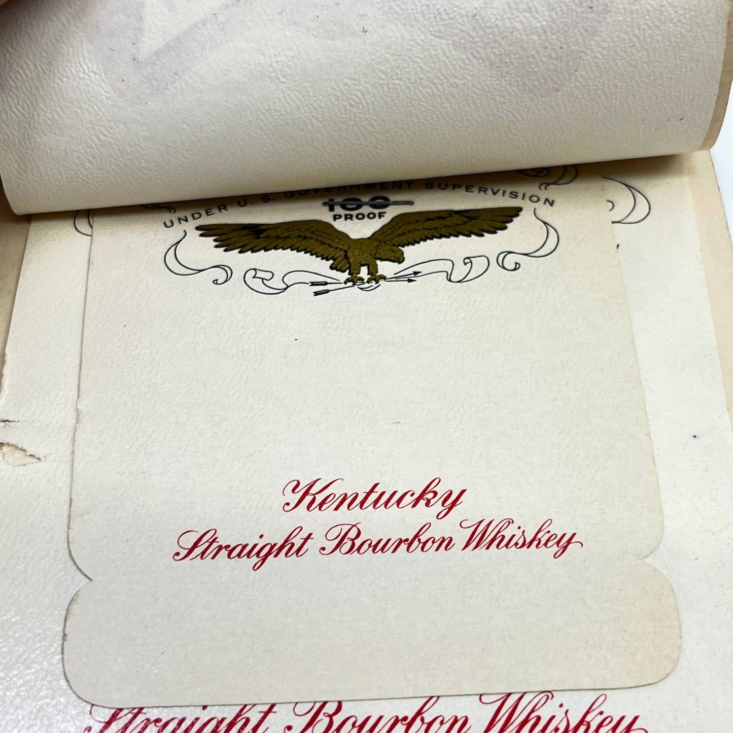 KD Straight Bourbon Whiskey Label Set of 6 Kentucky Distilling Co. Bardstown KY