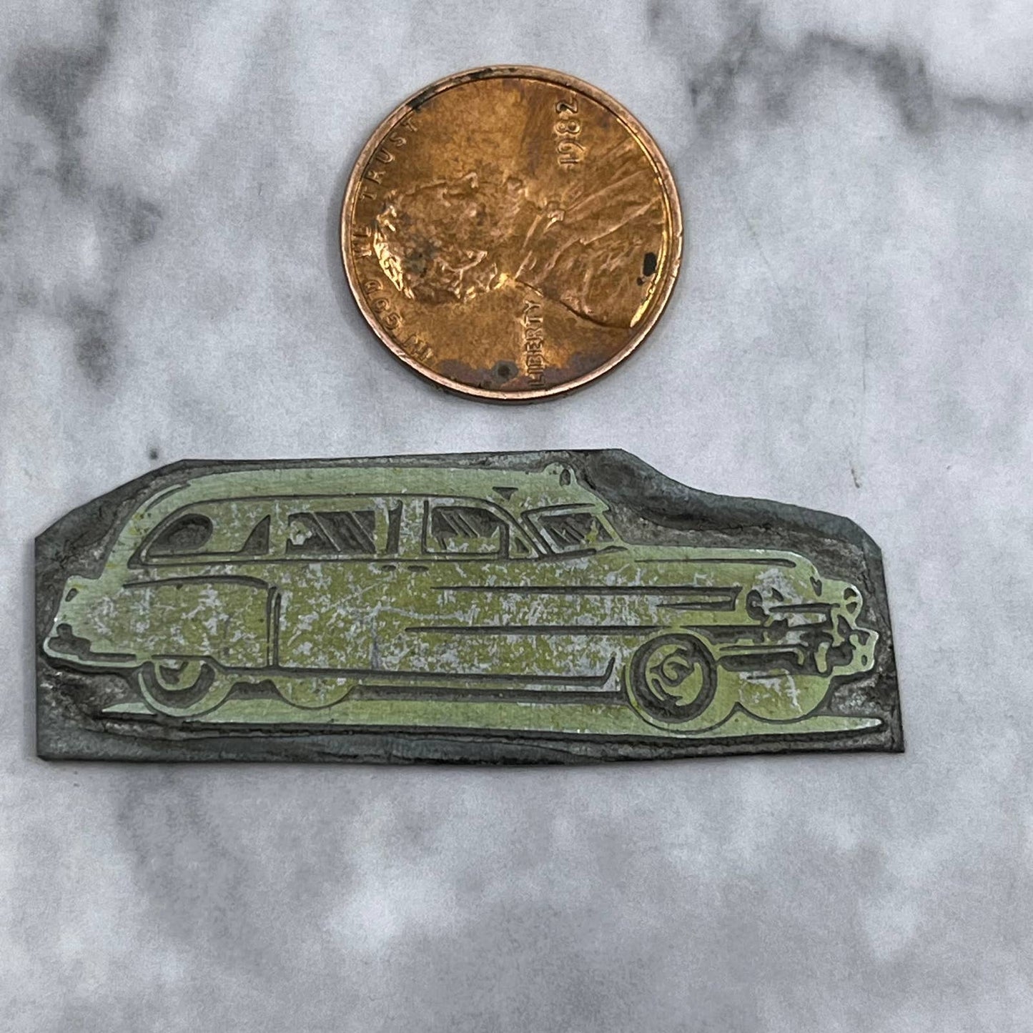 Vintage Printing Letterpress Printers Block Plate 1950s Henney Packard SE835