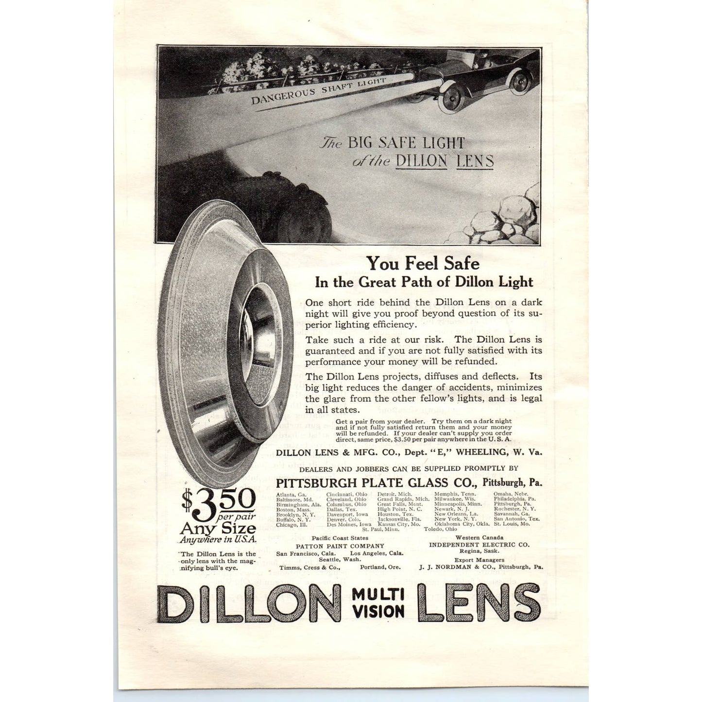 c1920 Harper's Magazine Ad - Jordan Motor Car Company Cleveland OH EA3