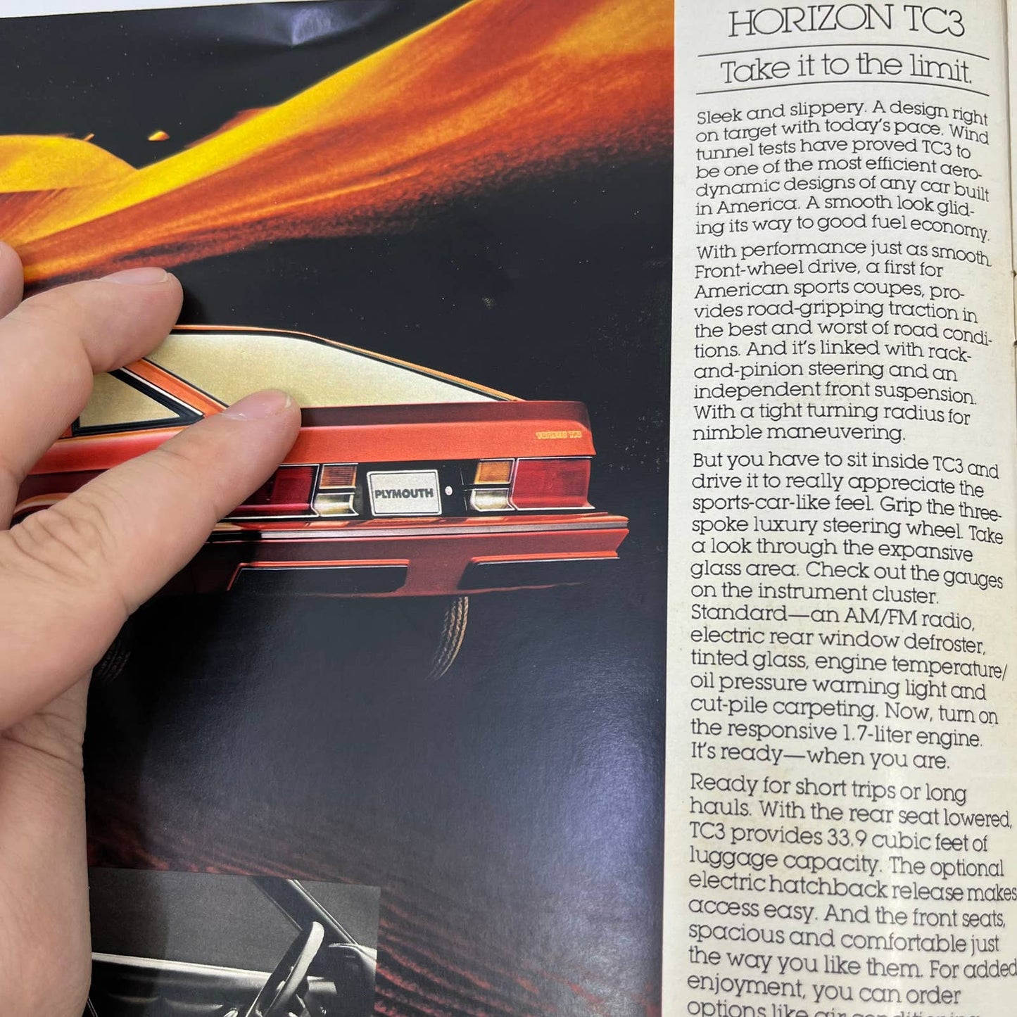 1980 Plymouth Horizon Original Dealer New Car Showroom Brochure TH8