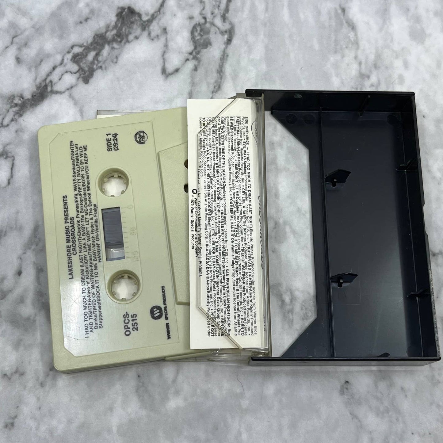 Lakeshore Music - Crossroads Rock Pop Soul 1979 Warner Cassette Tape TH5-36