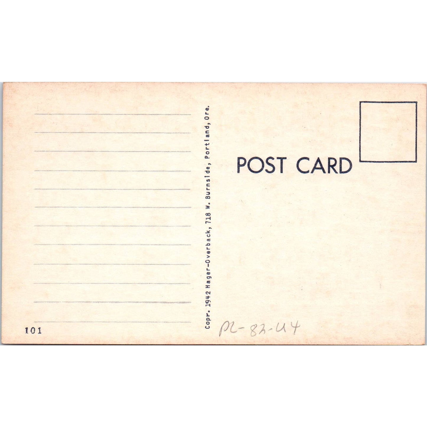 WW2 Too Good To Be True! Army Life No.101 Hager-Overback Comic Postcard TK1-26