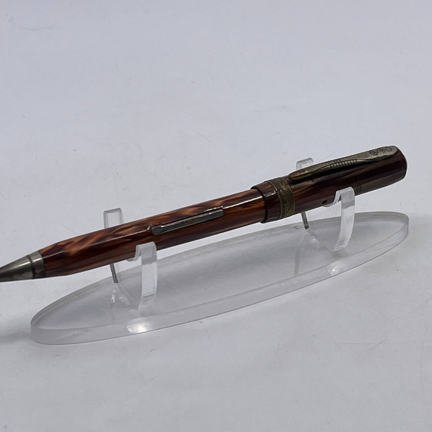 Vintage Brown Shimmer Southern Pen Co Fountain Pen Mechanical Pencil Combo SE1