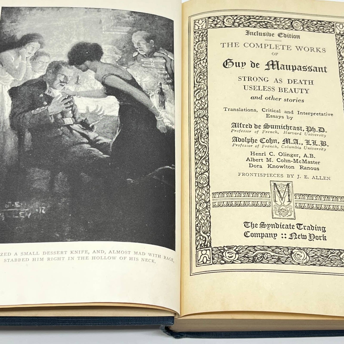 1917 Guy de Maupassant Strong As Death - Useless Beauty & Other Stories TF2