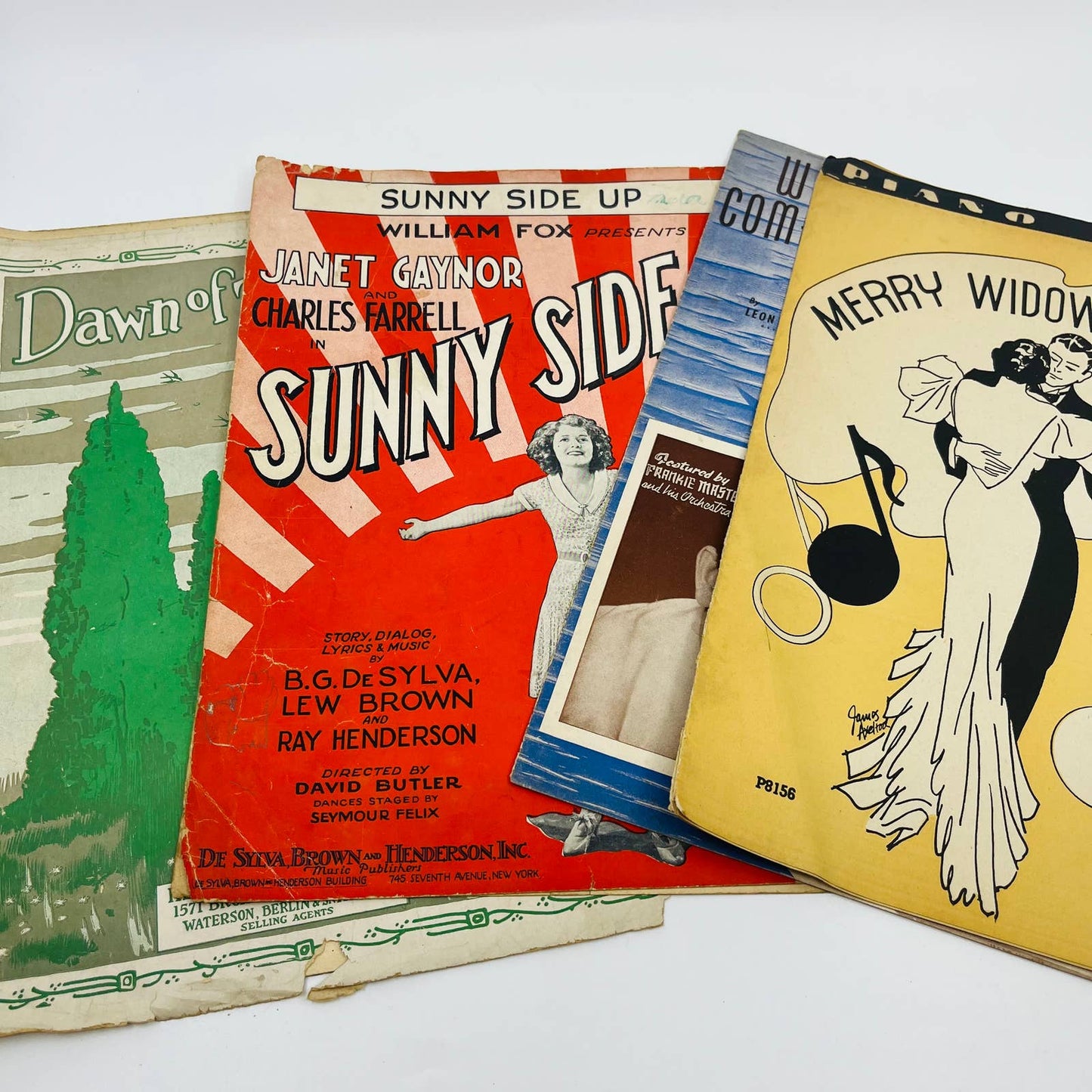 c1920 Lot of 8 Antique Sheet Music COVERS M1-3