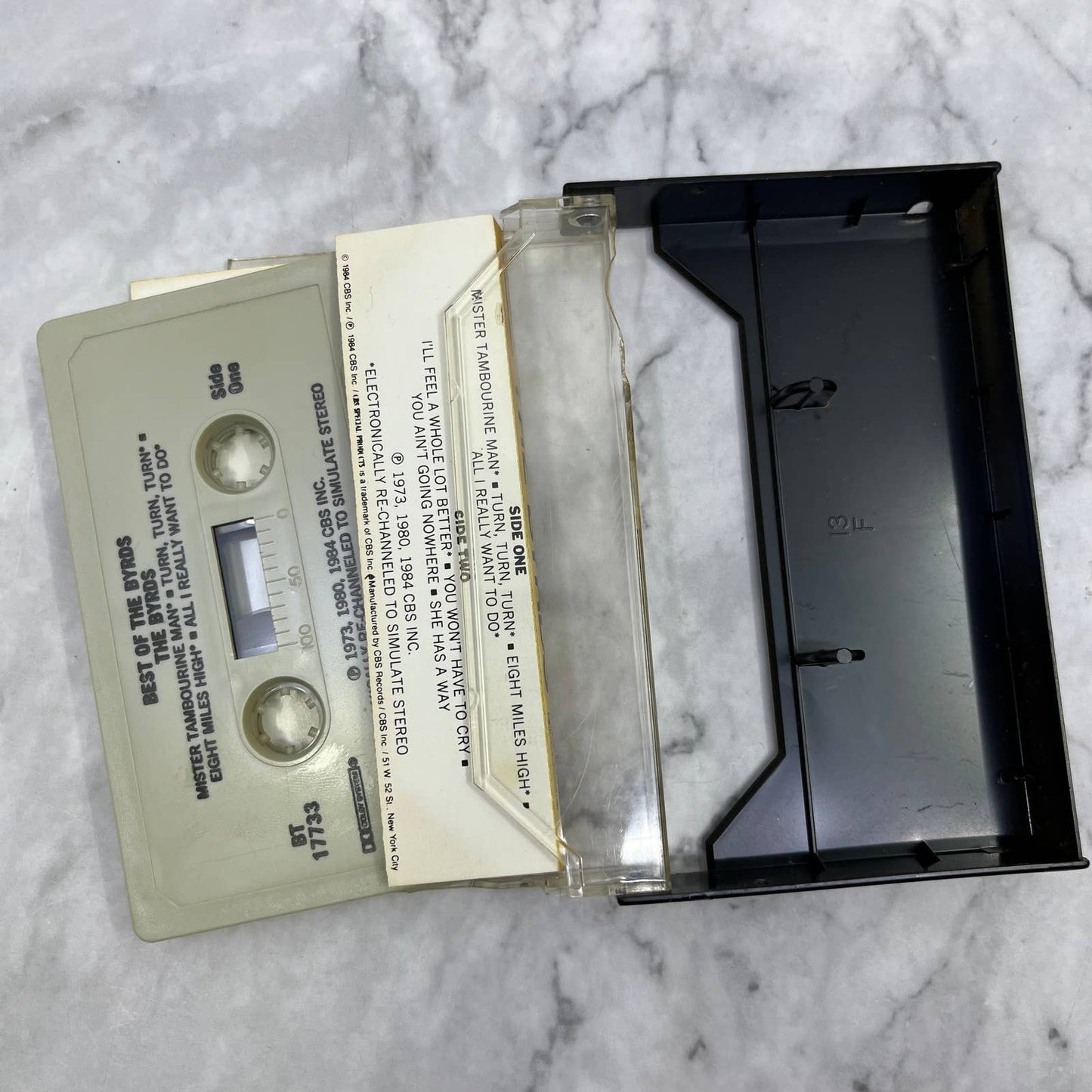 Vintage The Best of the Byrds Cassette Tape TJ2-6