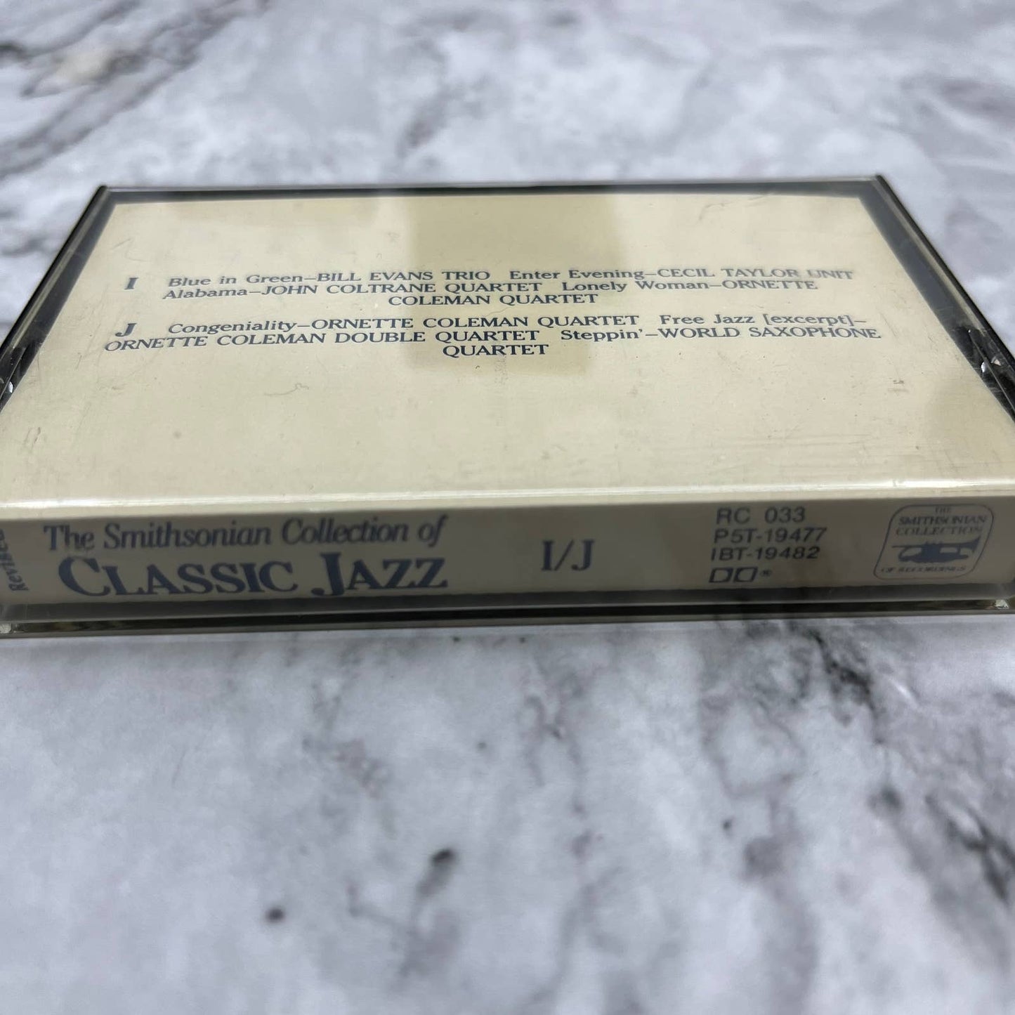 The Smithsonian Collection of Classic Jazz I/J Cassette Tape TJ6-82