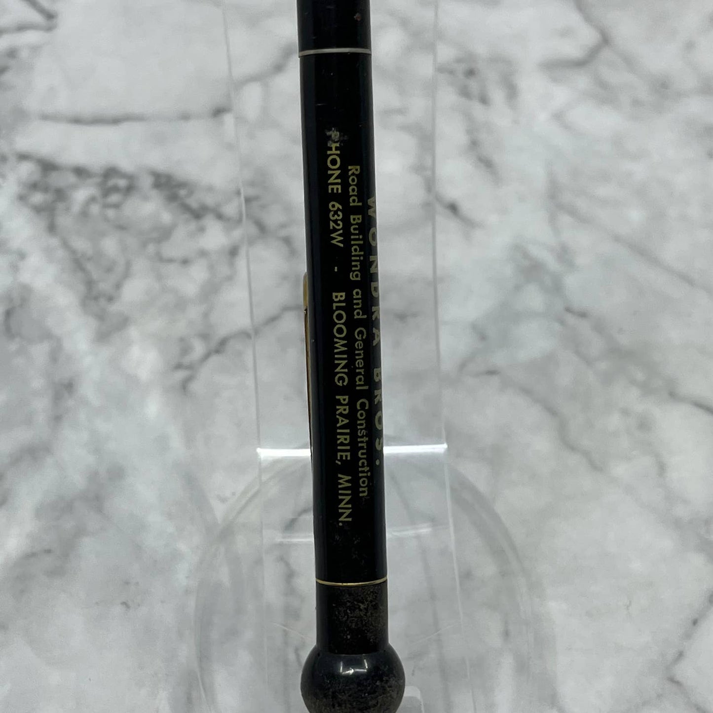 Vintage Mechanical Pencil Wondra Bros Construction Blooming Prairie MN SE7