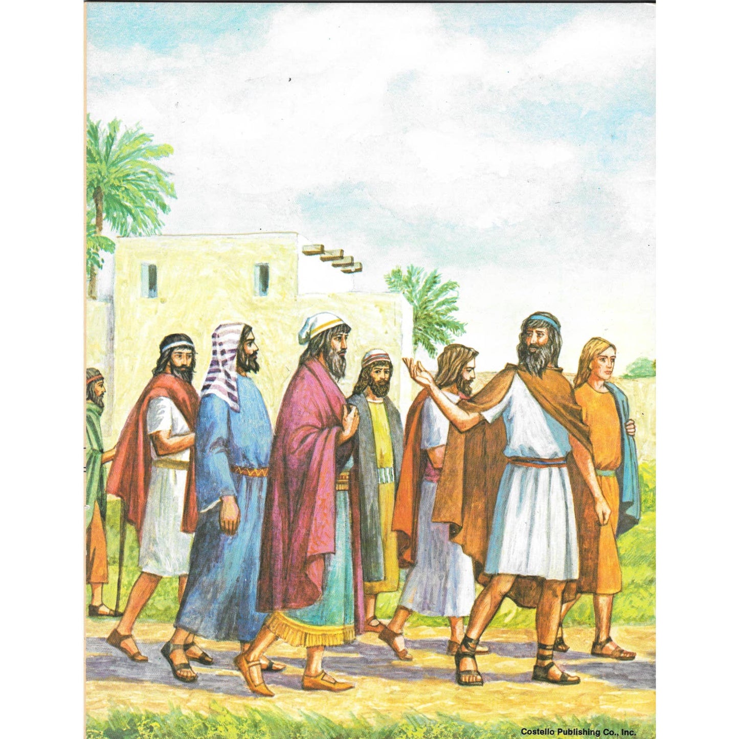 1974 Lantern The Apostles Christian Coloring Book UNUSED TJ7