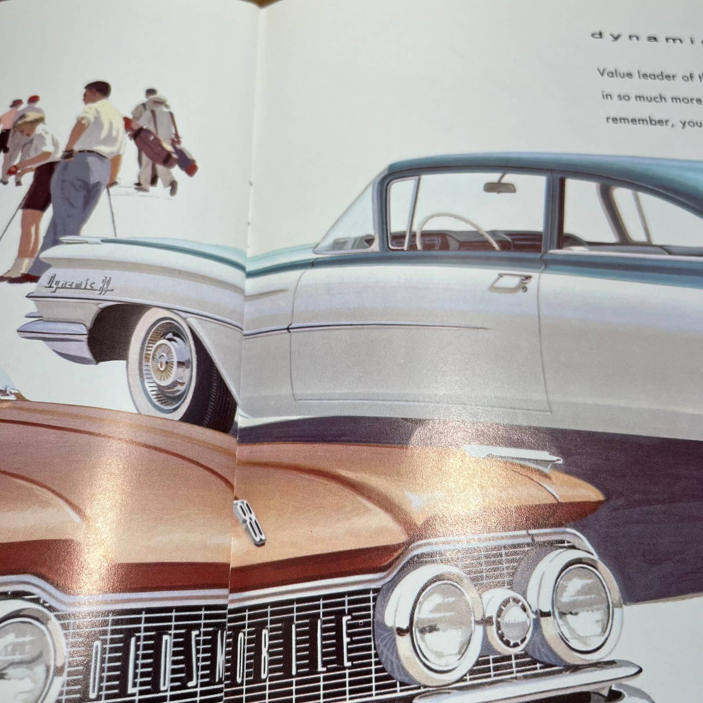 1959 Oldsmobile Full Color Deluxe Sales Brochure Ninety-Eight Super 88 Fiesta B4