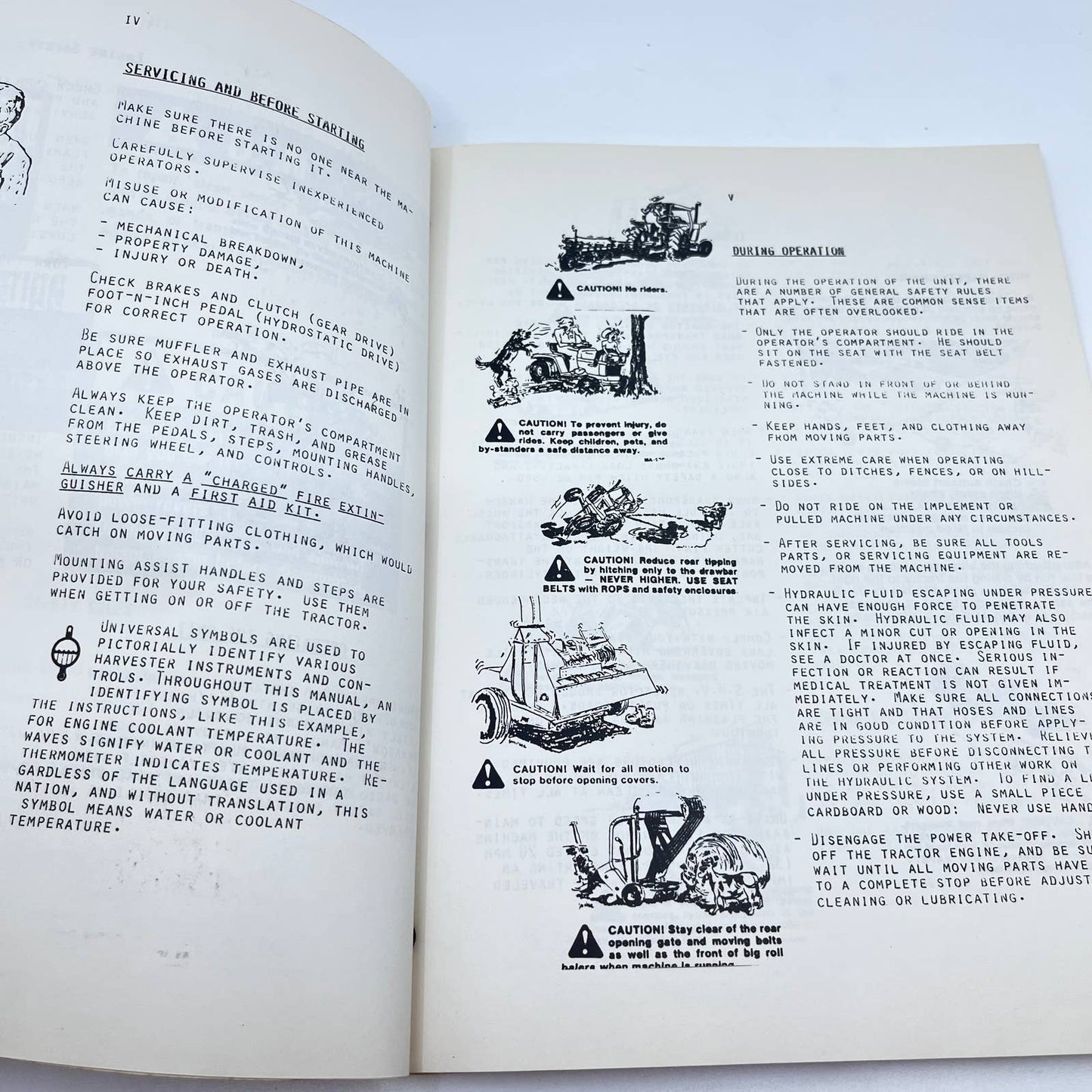 International Harvester Service Training Manual 5088 5288 5488 Tractors TF8-2