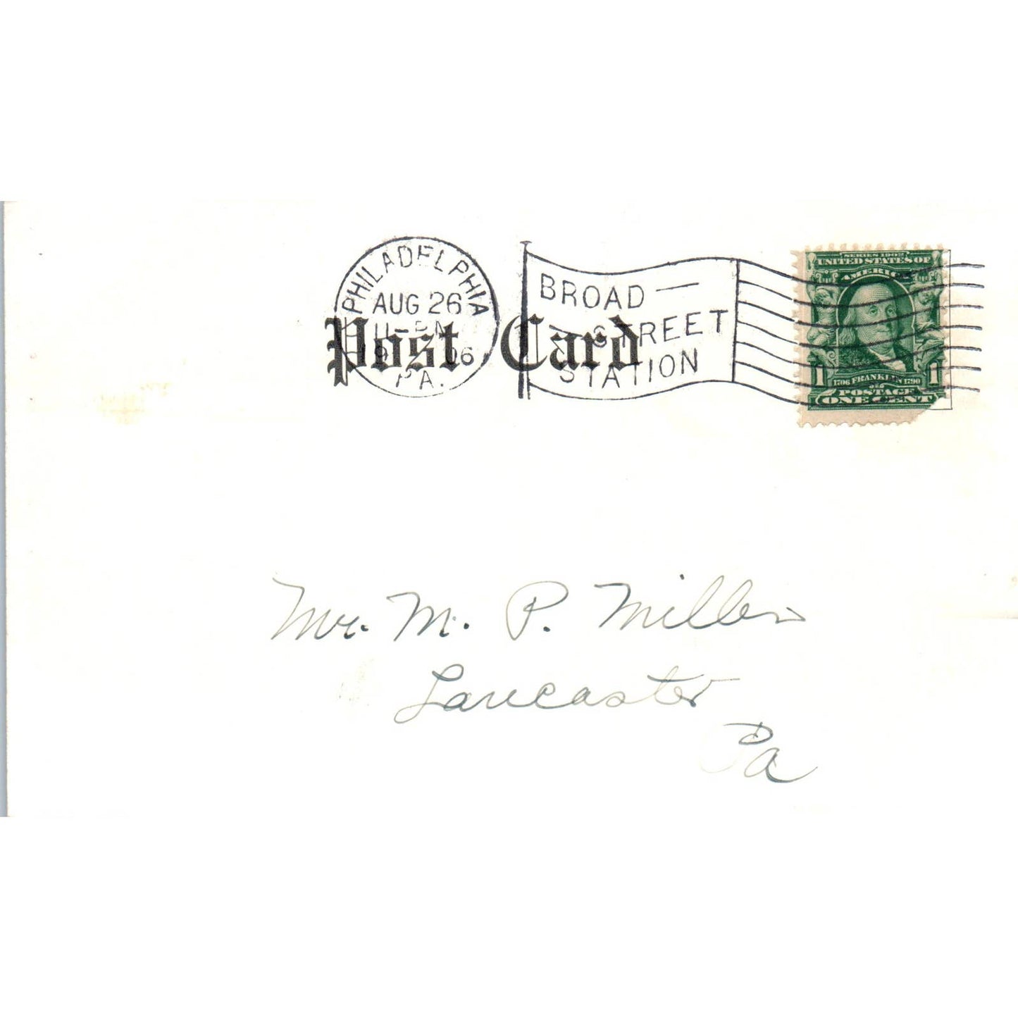 Willow Grove PA Concert Audience 1906 - Original Postcard TJ9-P1
