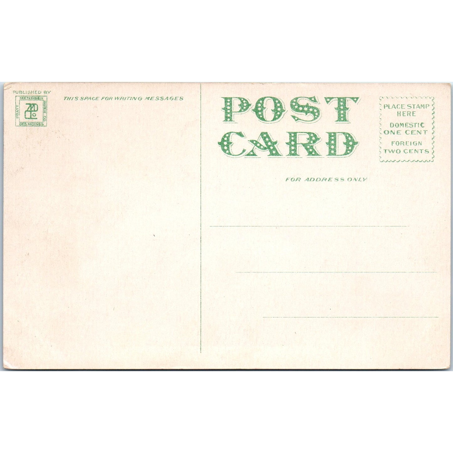 Country Club Golf Links Des Moines Iowa c1910 Original Postcard P2-9