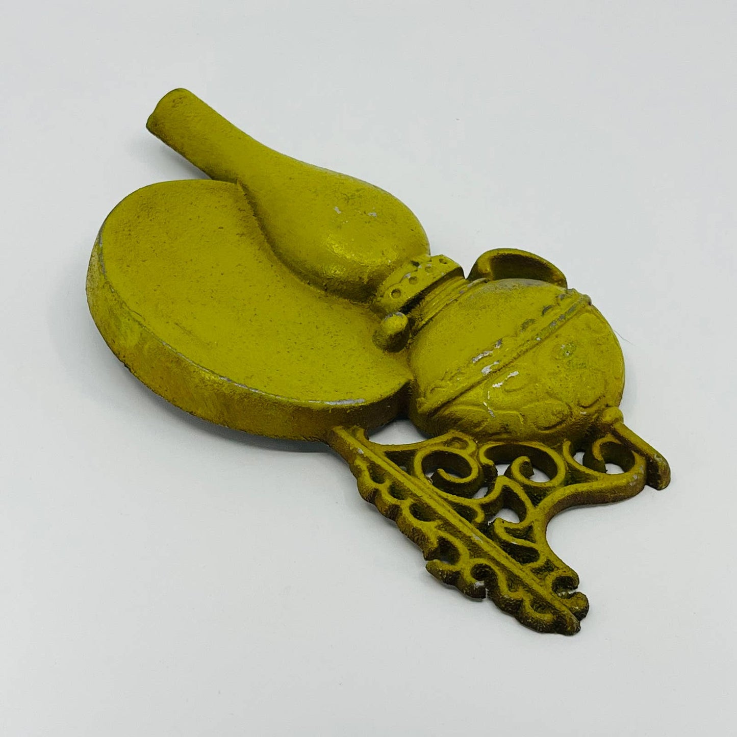 VTG Sexton Oil Lamp Green Cast Aluminum Metal Kitchen Decor Wall Hanging 9” TB7