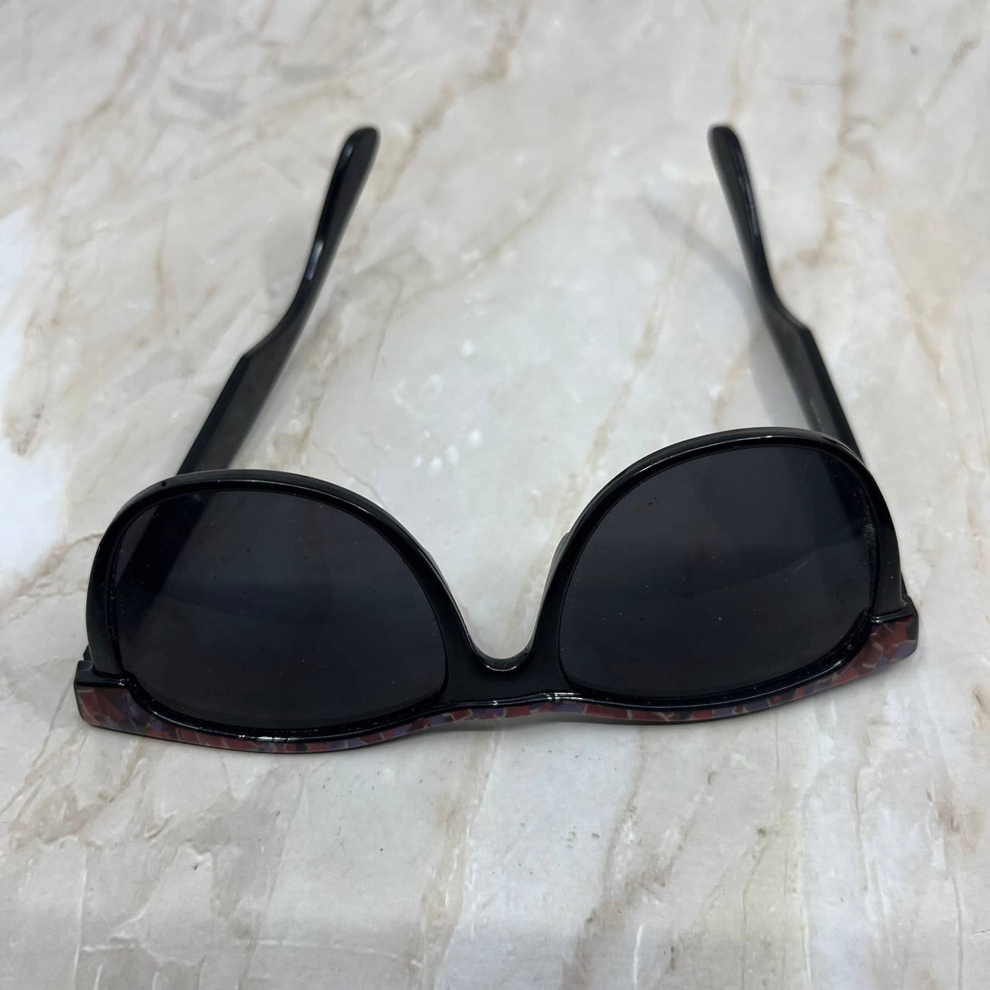 Retro Oversize 90s Glam Solar Accents Sunglasses Eyeglasses Frames TJ1-G4-8