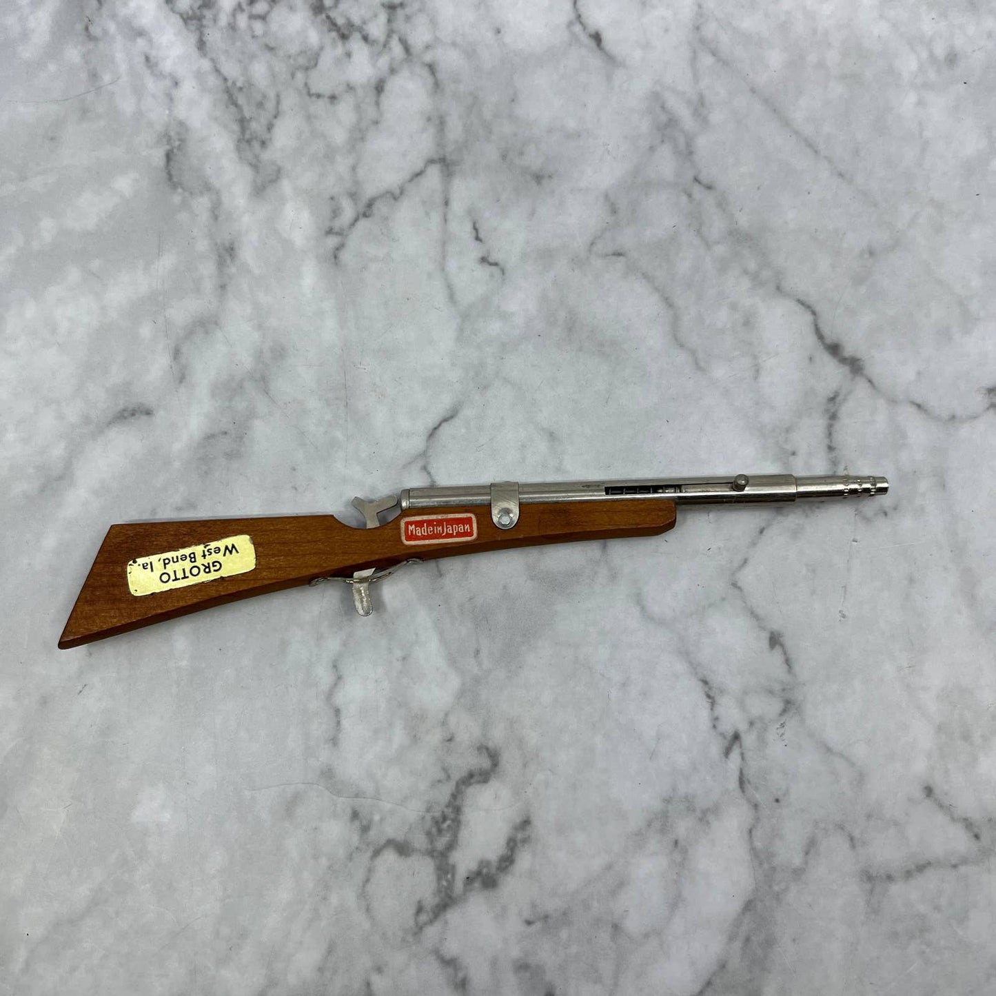 Vintage 6” TOY Gun MECHANICAL PENCIL Spring Loaded WORKS West Bend IA TJ3