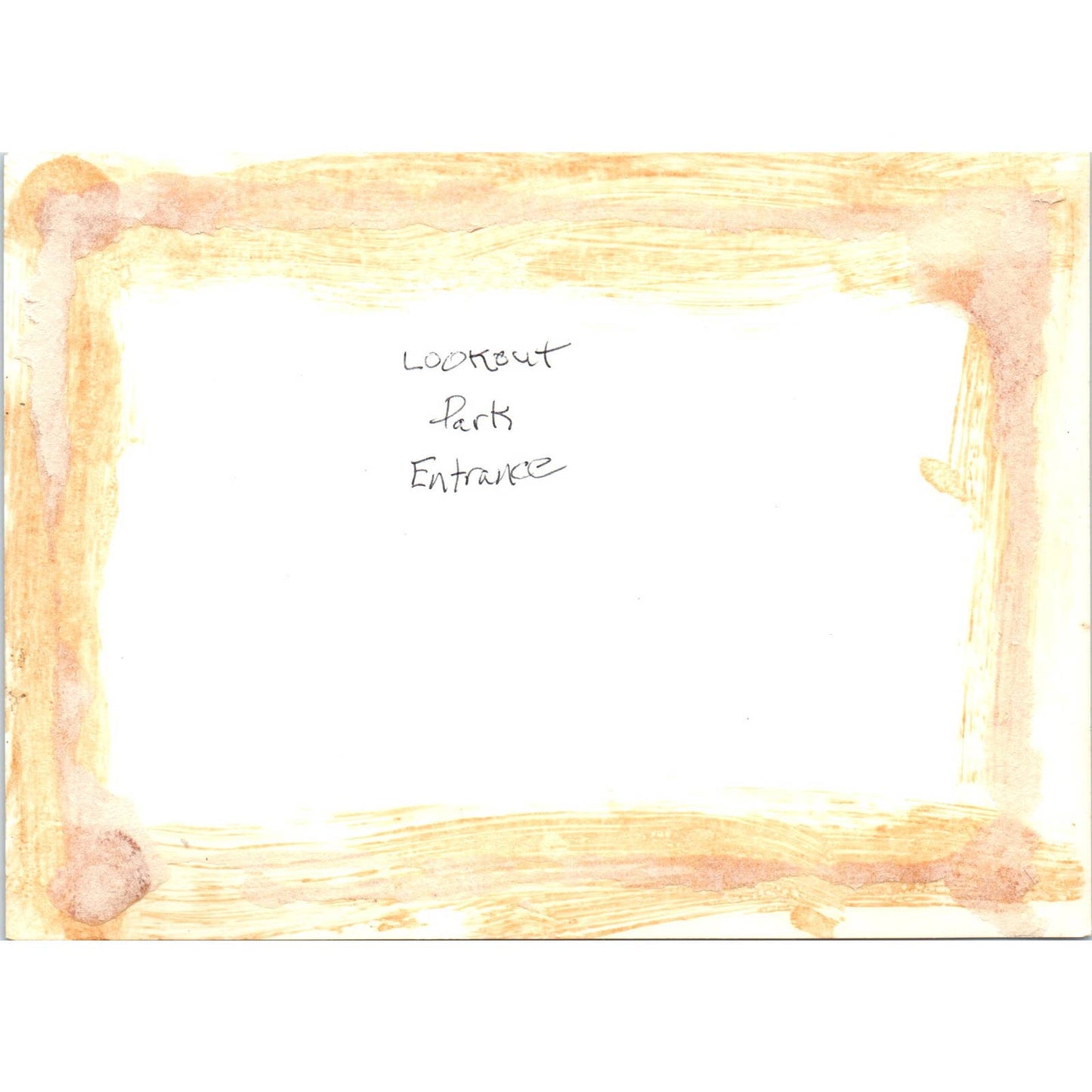 1940s Photograph Entrance to Point Park Lookout Mountain Chattanooga TN 5x6" SE5