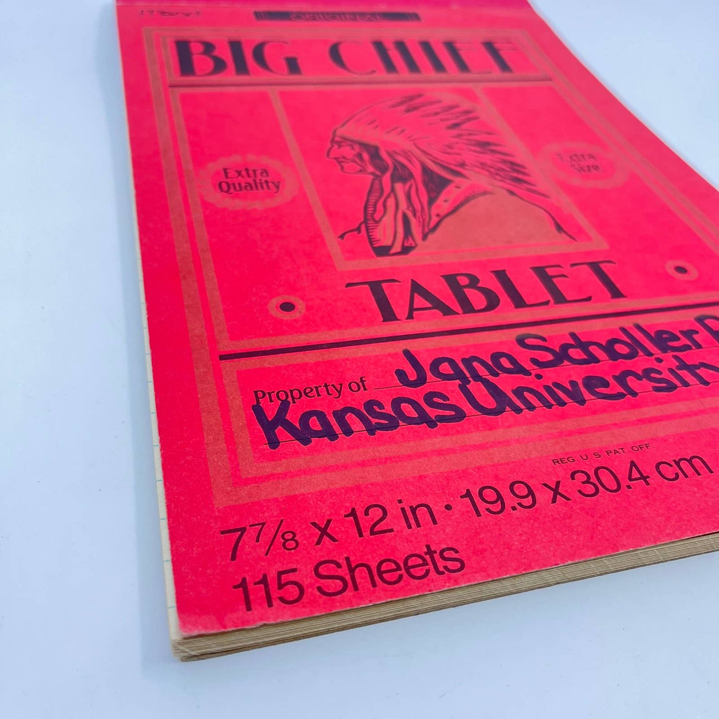 Vintage Mead Big Chief Pencil Tablet Notepad TE4