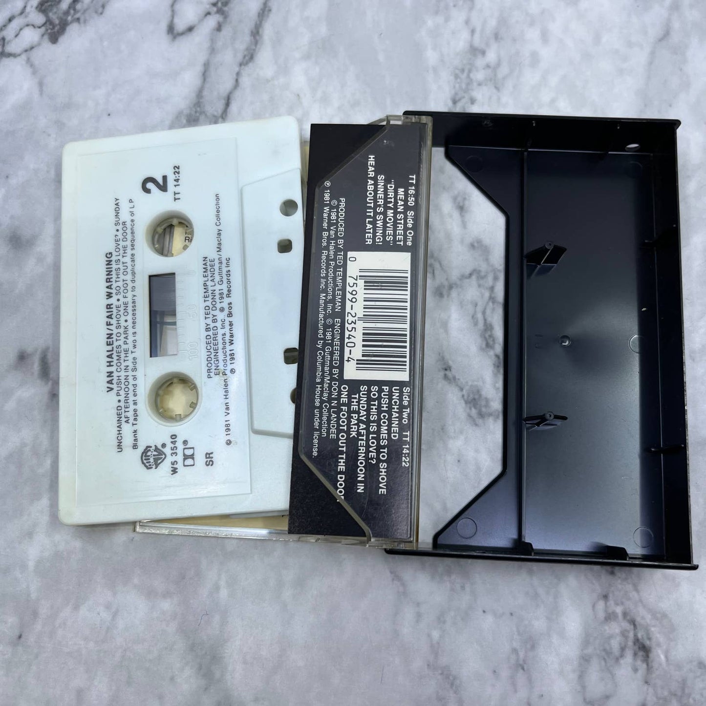 Van Halen - Fair Warning - Cassette Tape TD8-70