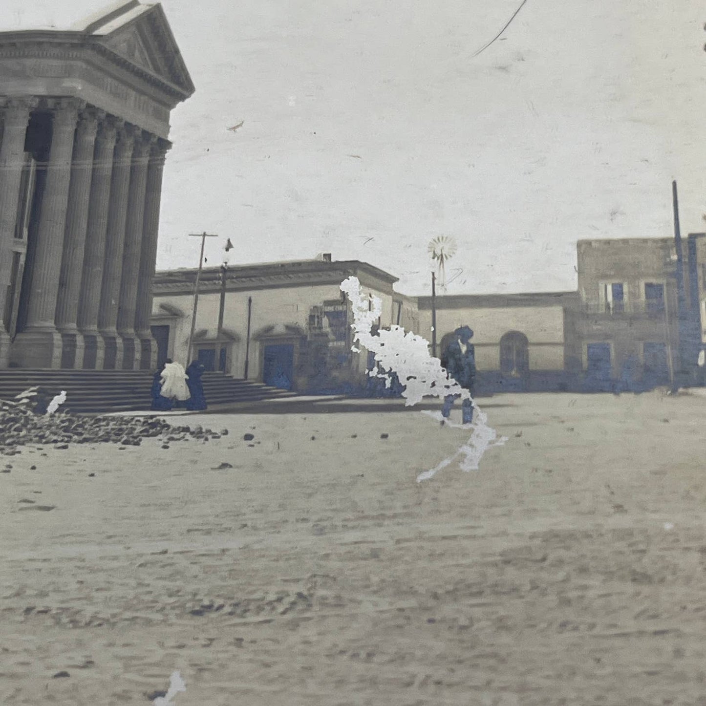 1903 Original Photo Mexican Farmer Near Teatro de la Paz San Luis Potosi AC7