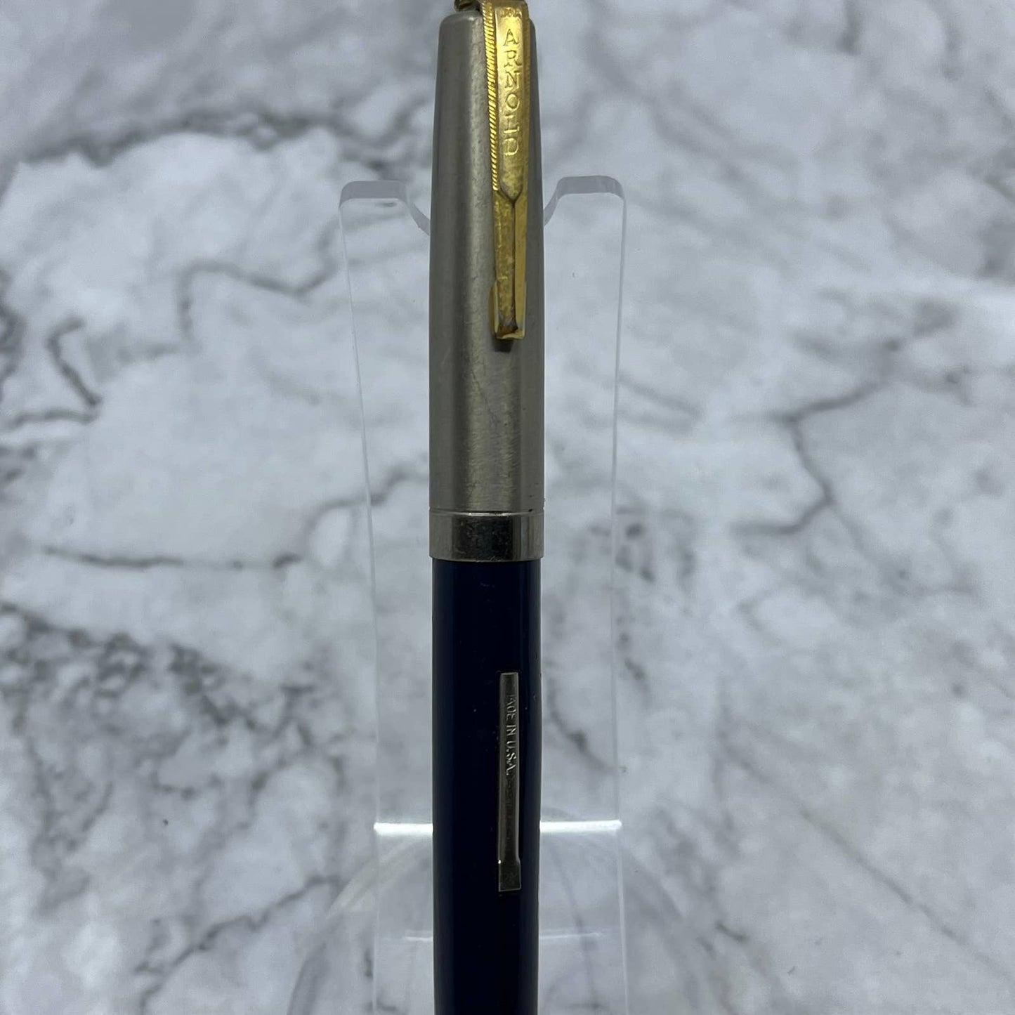 Vintage Fountain Pen Arnold Navy Blue Pump Fill SE7