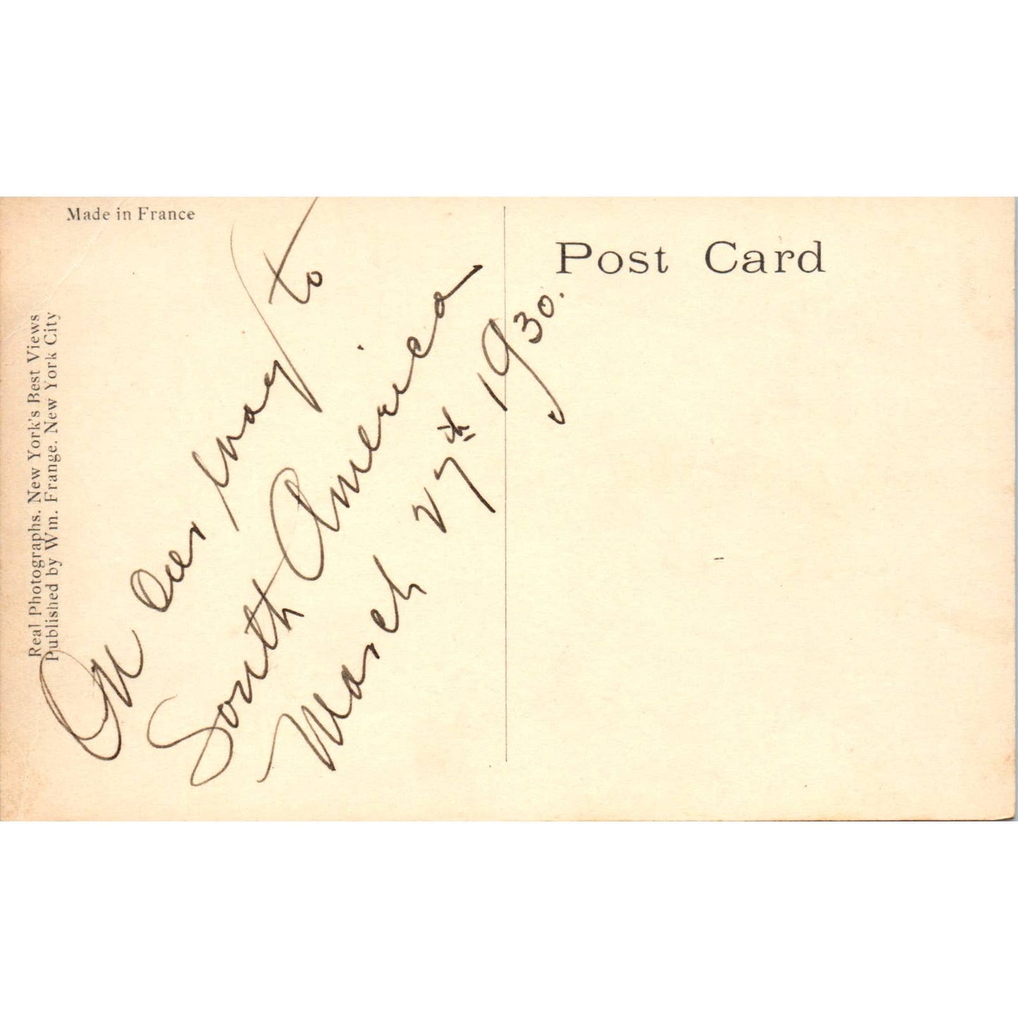 Brooklyn Bridge US Ship Pensacola c1930 Original Postcard TK1-25