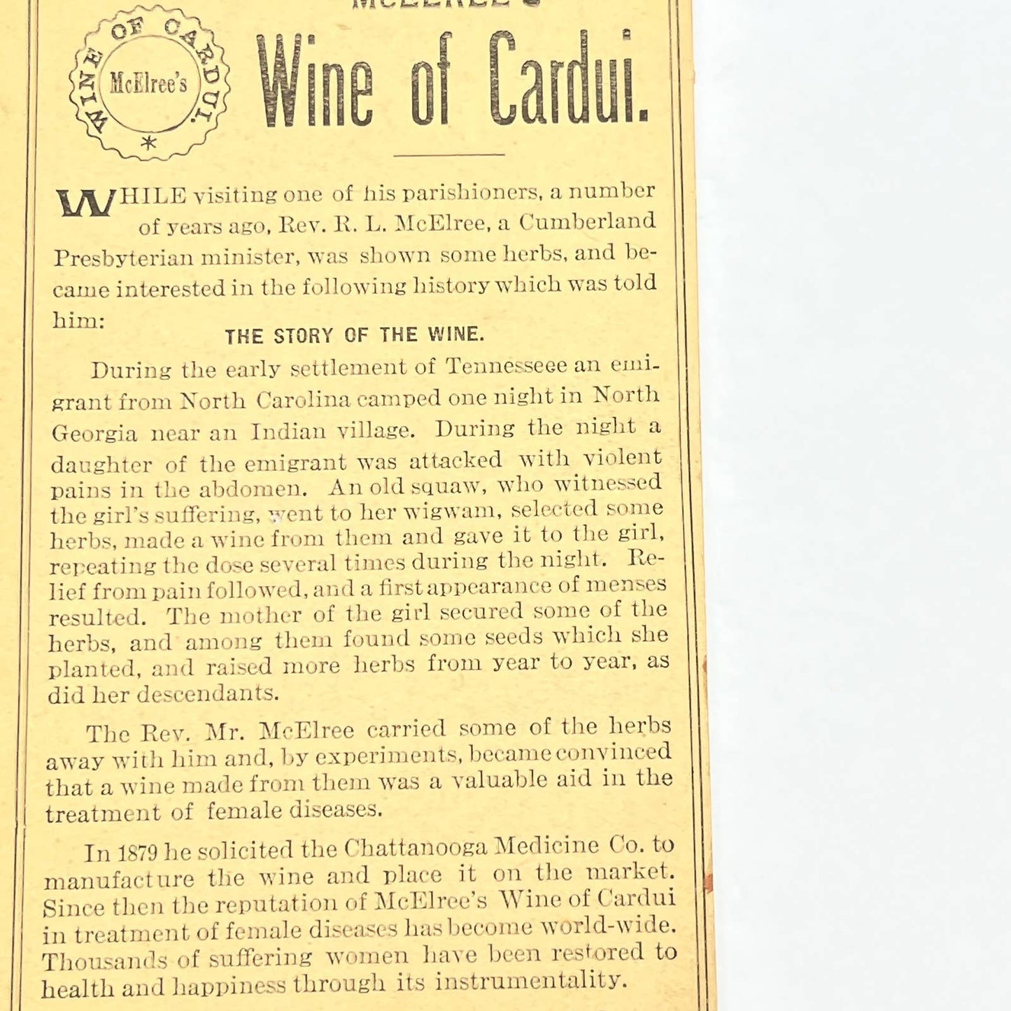 1880s Chattanooga Medicine Lookout Mountain #2 Songster Quakery Booklet AC3