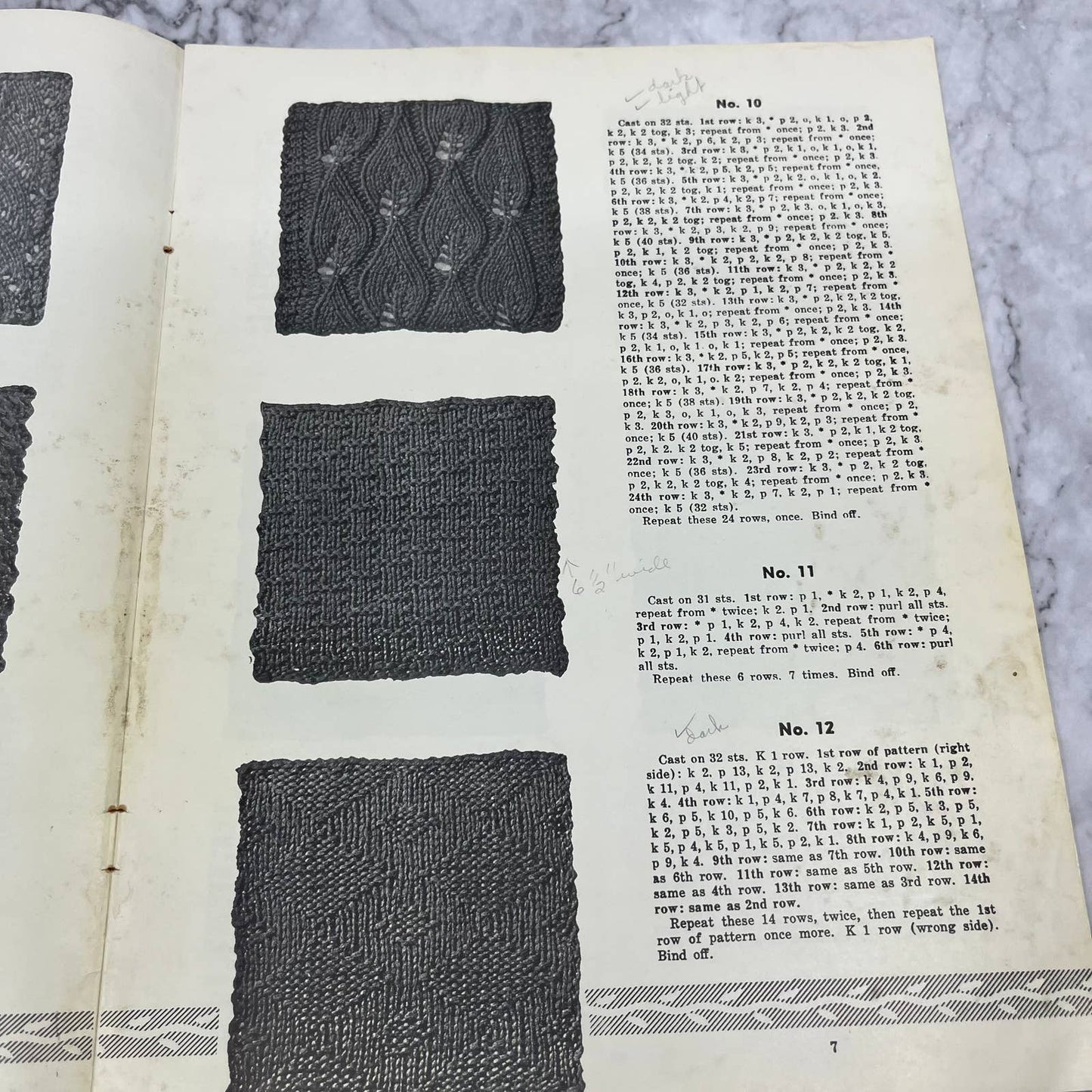 Bear Brand Fleisher Knitting Primer 50 Patterns and Stitches Booklet Vol 8 TJ3