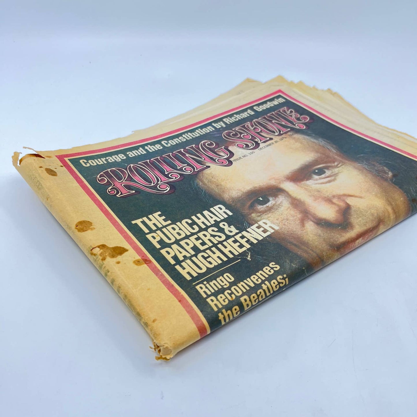 Rolling Stone Magazine December 20 1973 #150 Hugh Hefner Ringo the Beatles TF8