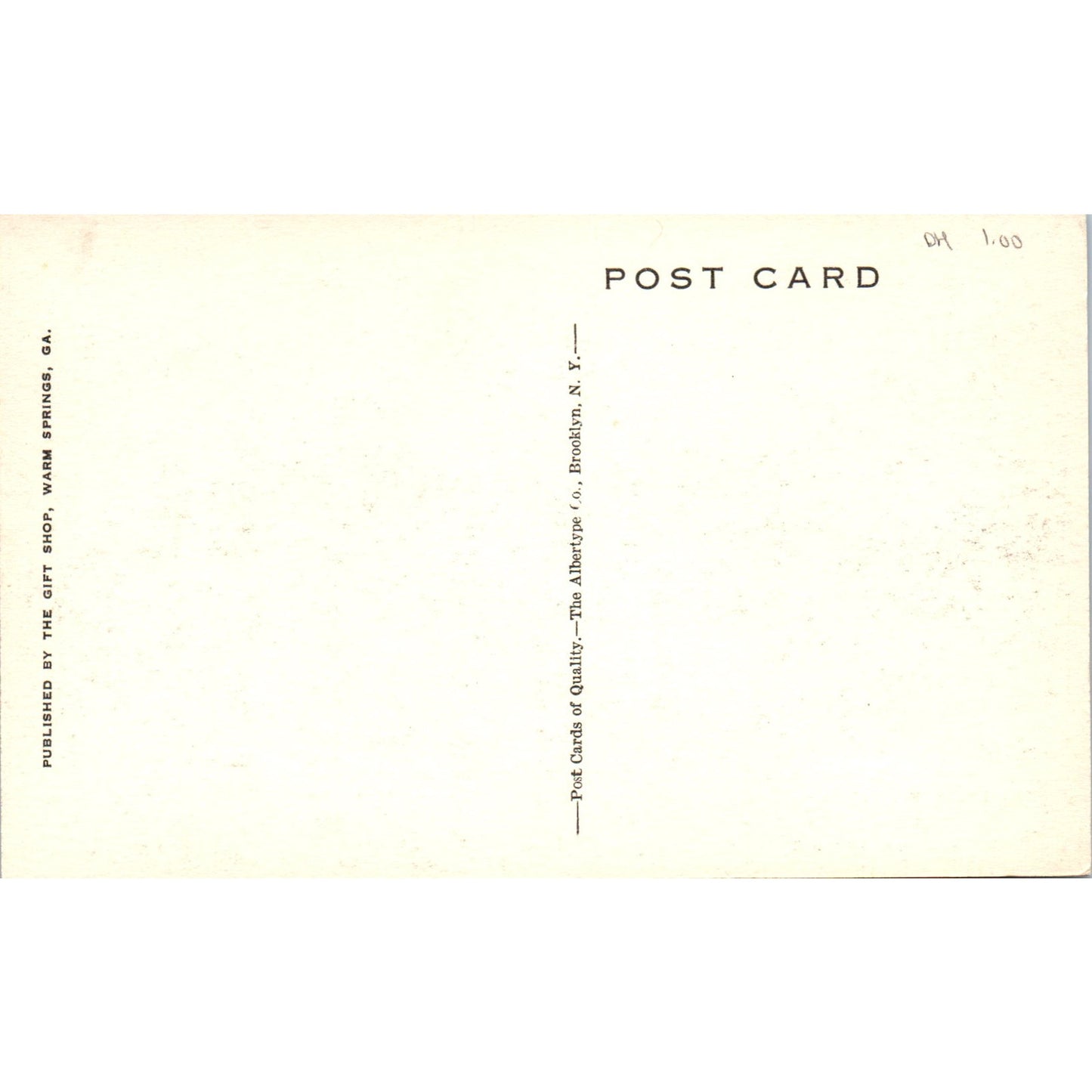 The Little White House Warm Springs GA East View RPPC Original Postcard P3-3