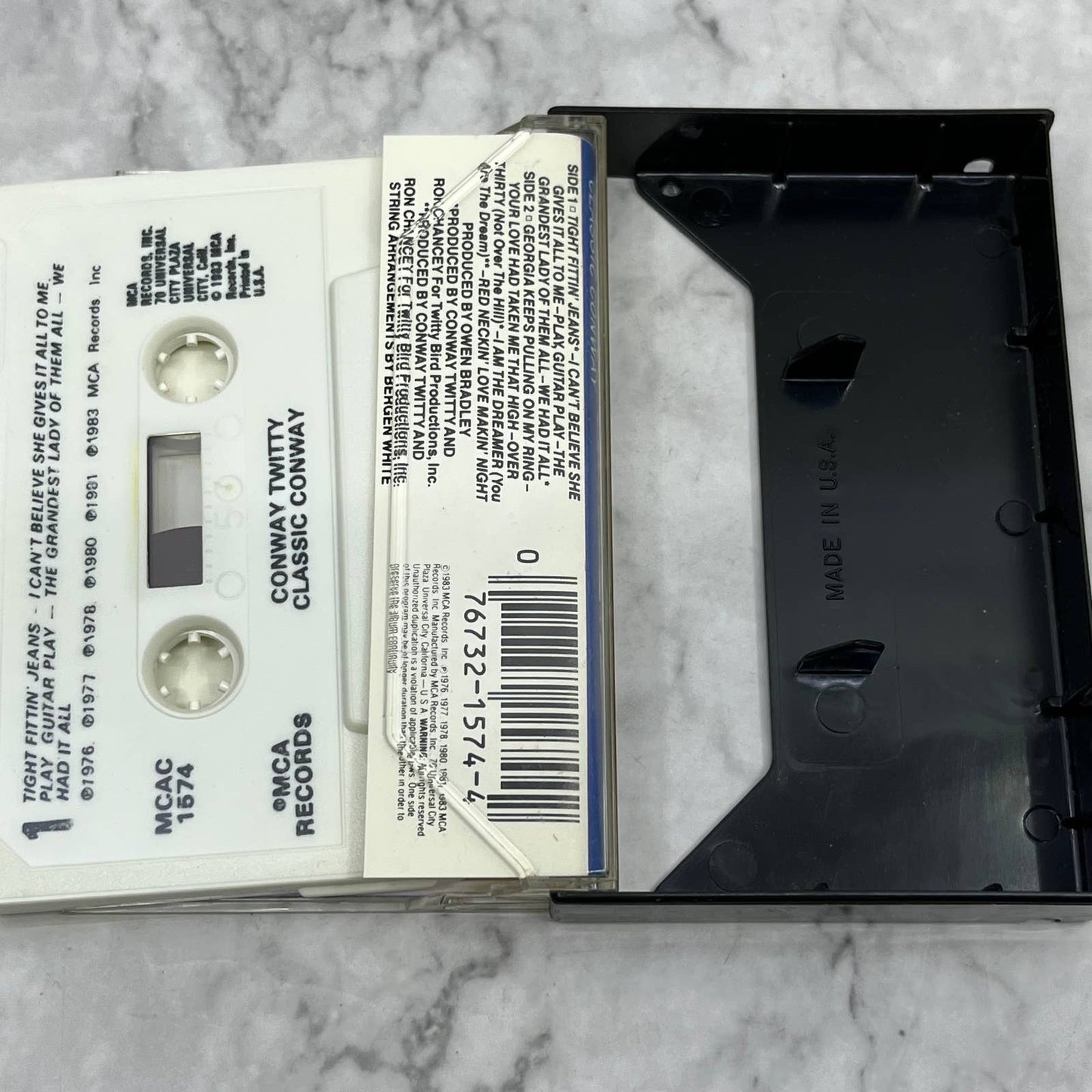 Conway Twitty- Classic Conway- 1983 Cassette Album MCA Cassette Tape TB7-19