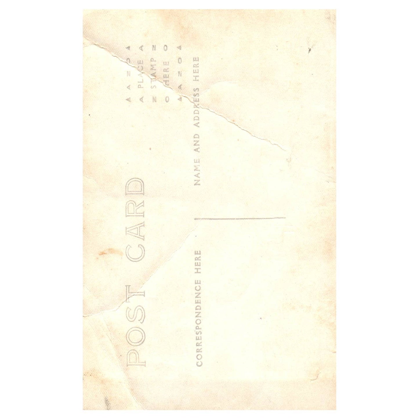 US Military Soldier in Uniform 1910s Panama - Original Postcard RPPC TJ8-4