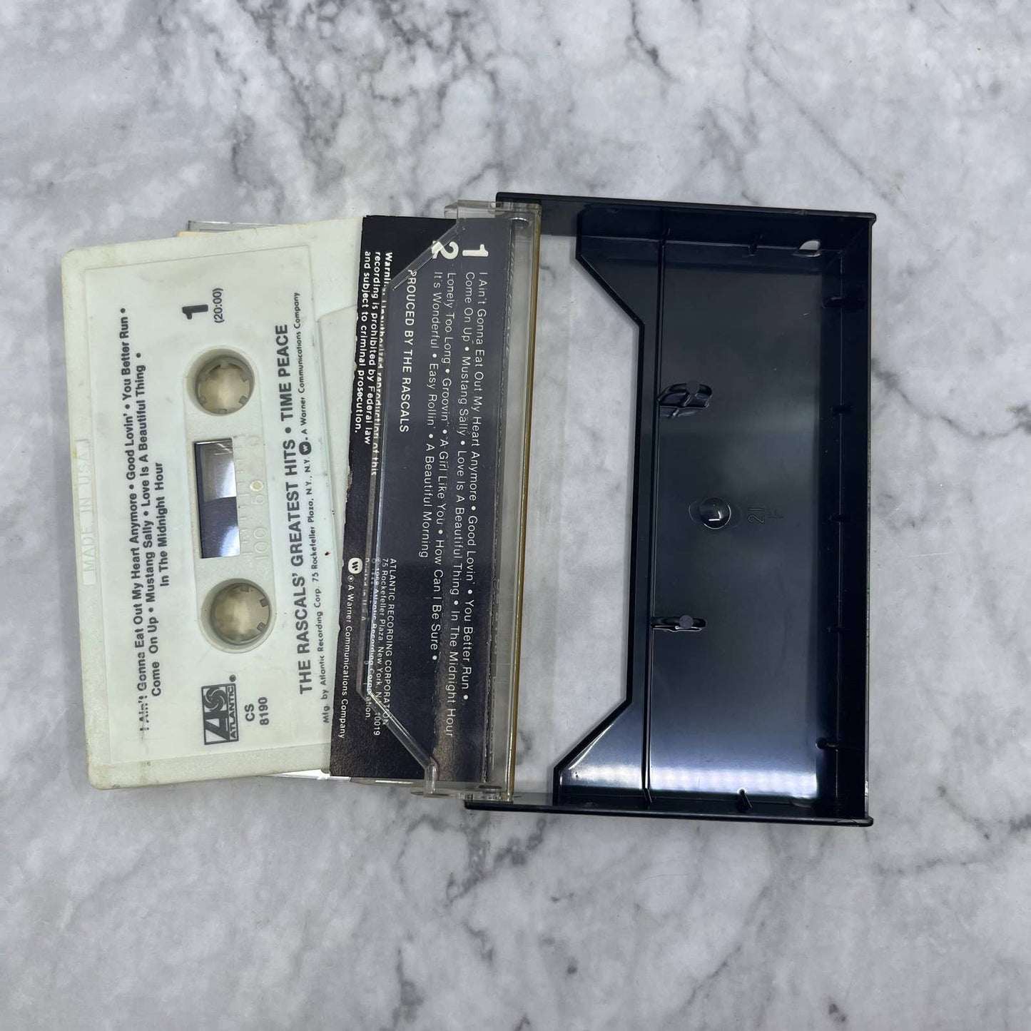 The Rascals Greats Hits Time Peace Cassette Tape The Rascals Good Lovin' TI8-1